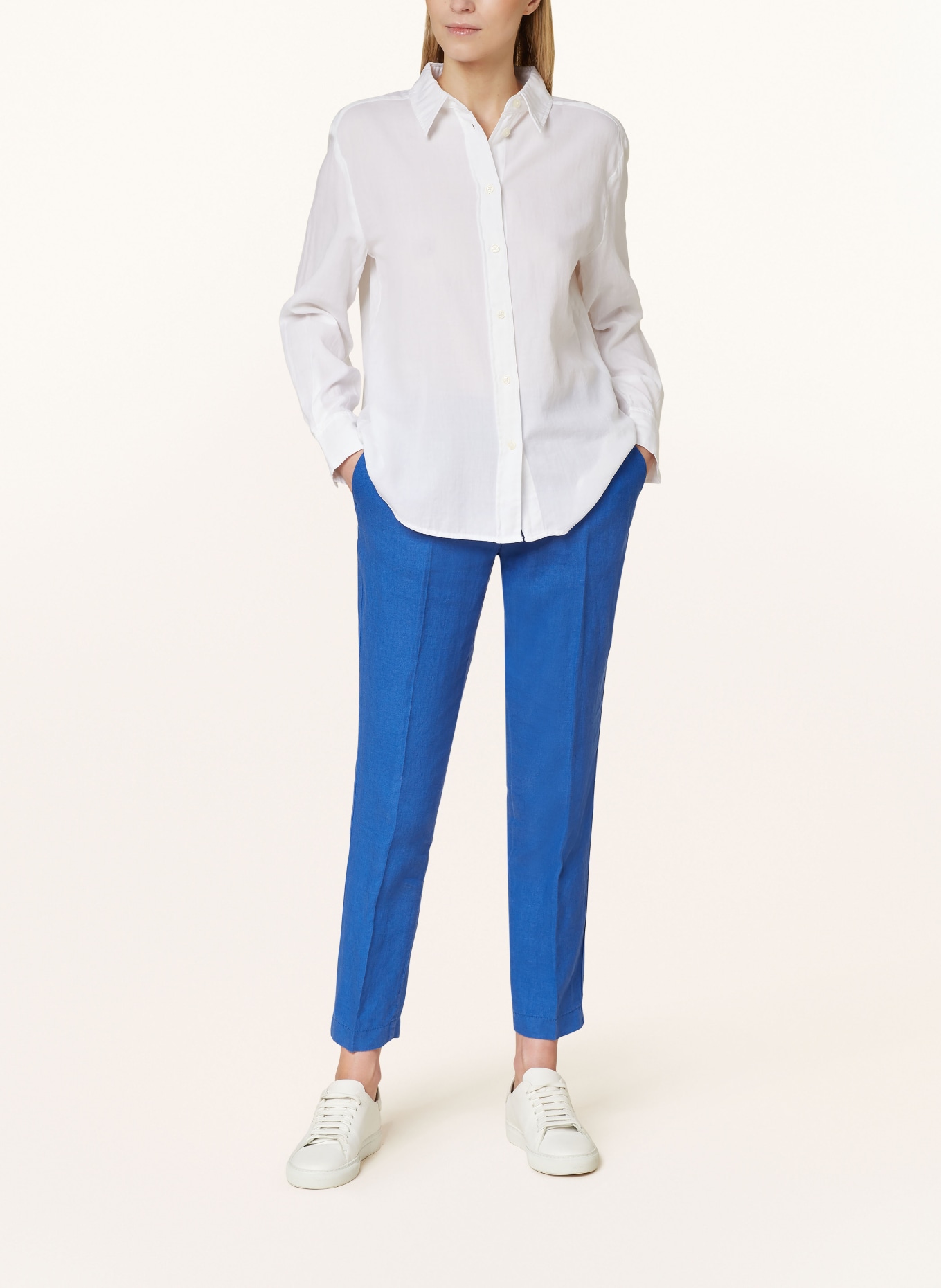 BRAX Linen trousers STYLE MARON, Color: BLUE (Image 2)