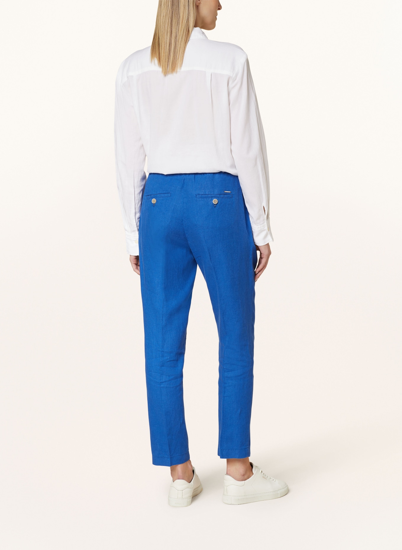 BRAX Linen trousers STYLE MARON, Color: BLUE (Image 3)