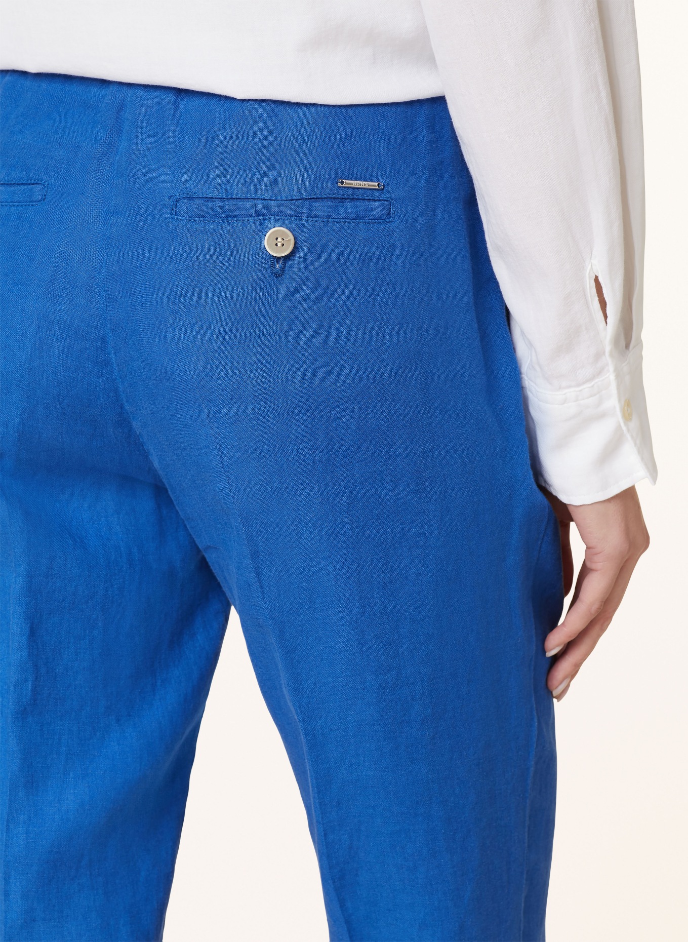 BRAX Linen trousers STYLE MARON, Color: BLUE (Image 5)