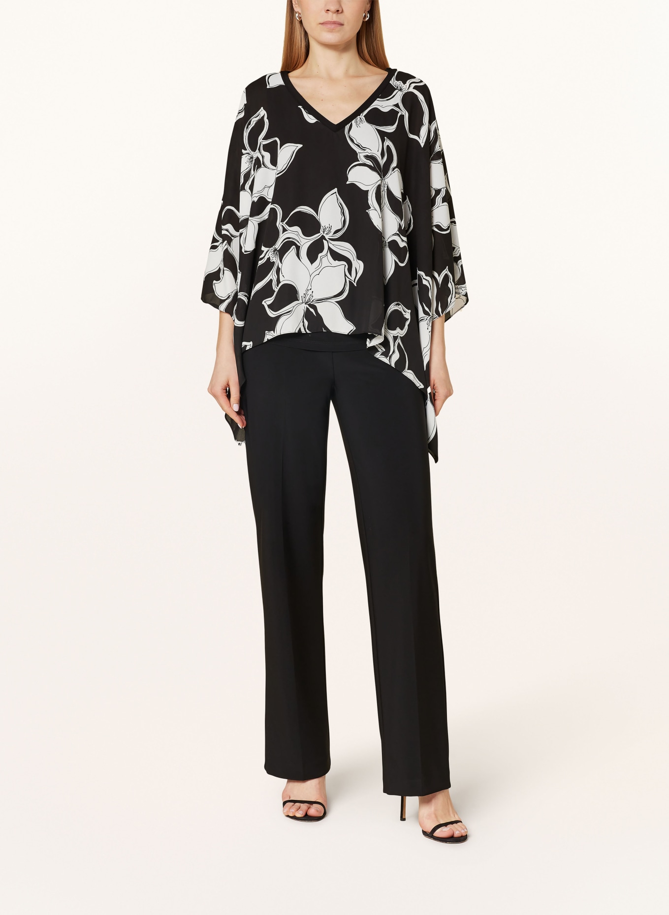 Joseph Ribkoff Shirt blouse, Color: BLACK/ WHITE (Image 2)