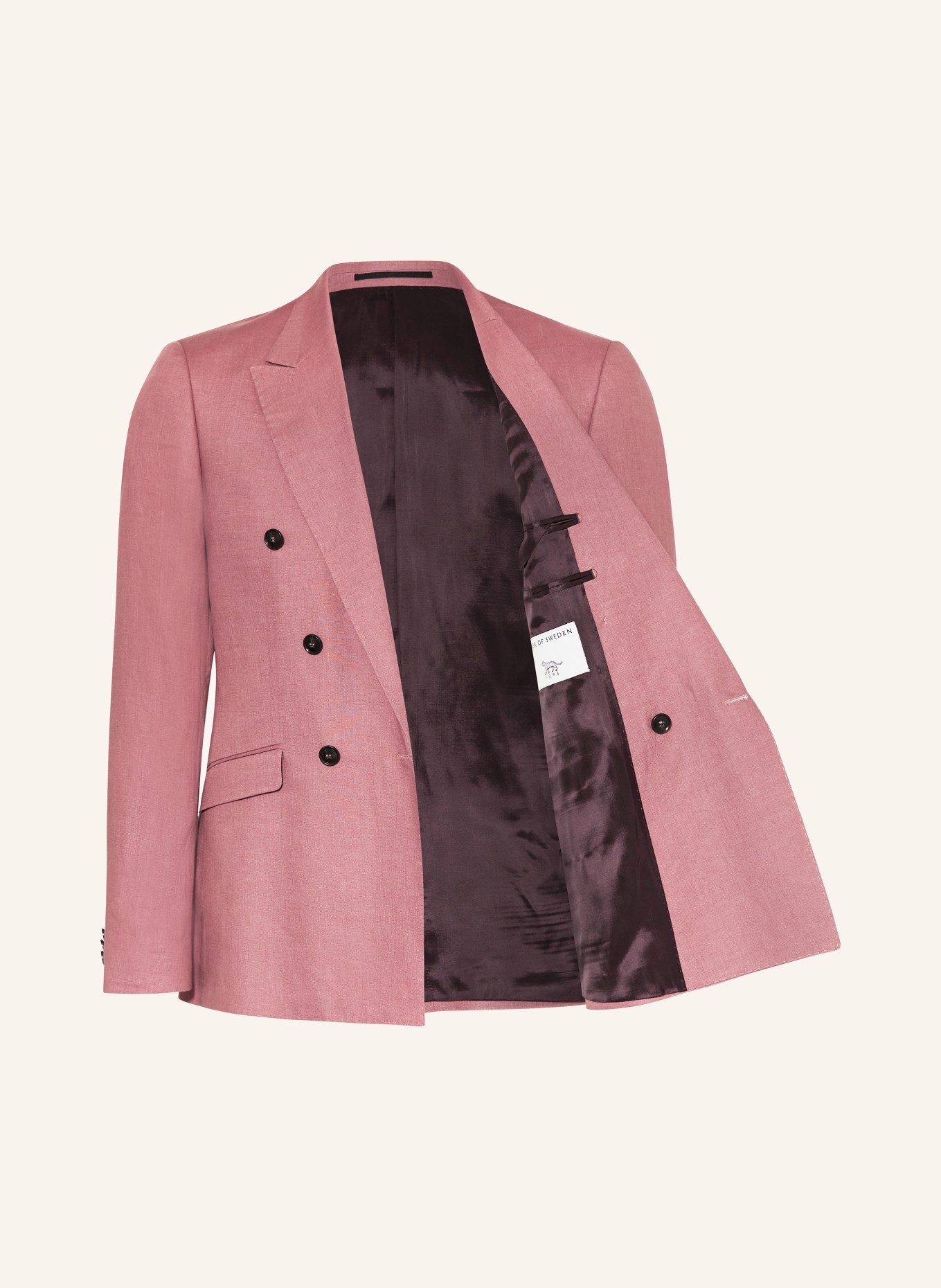 TIGER OF SWEDEN Suit jacket HELDIN slim fit in linen, Color: 1BS Rose Brown (Image 4)