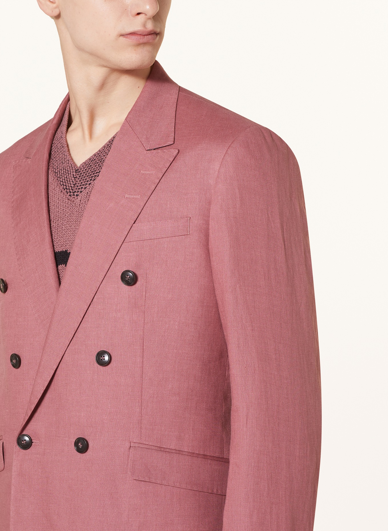 TIGER OF SWEDEN Suit jacket HELDIN slim fit in linen, Color: 1BS Rose Brown (Image 5)