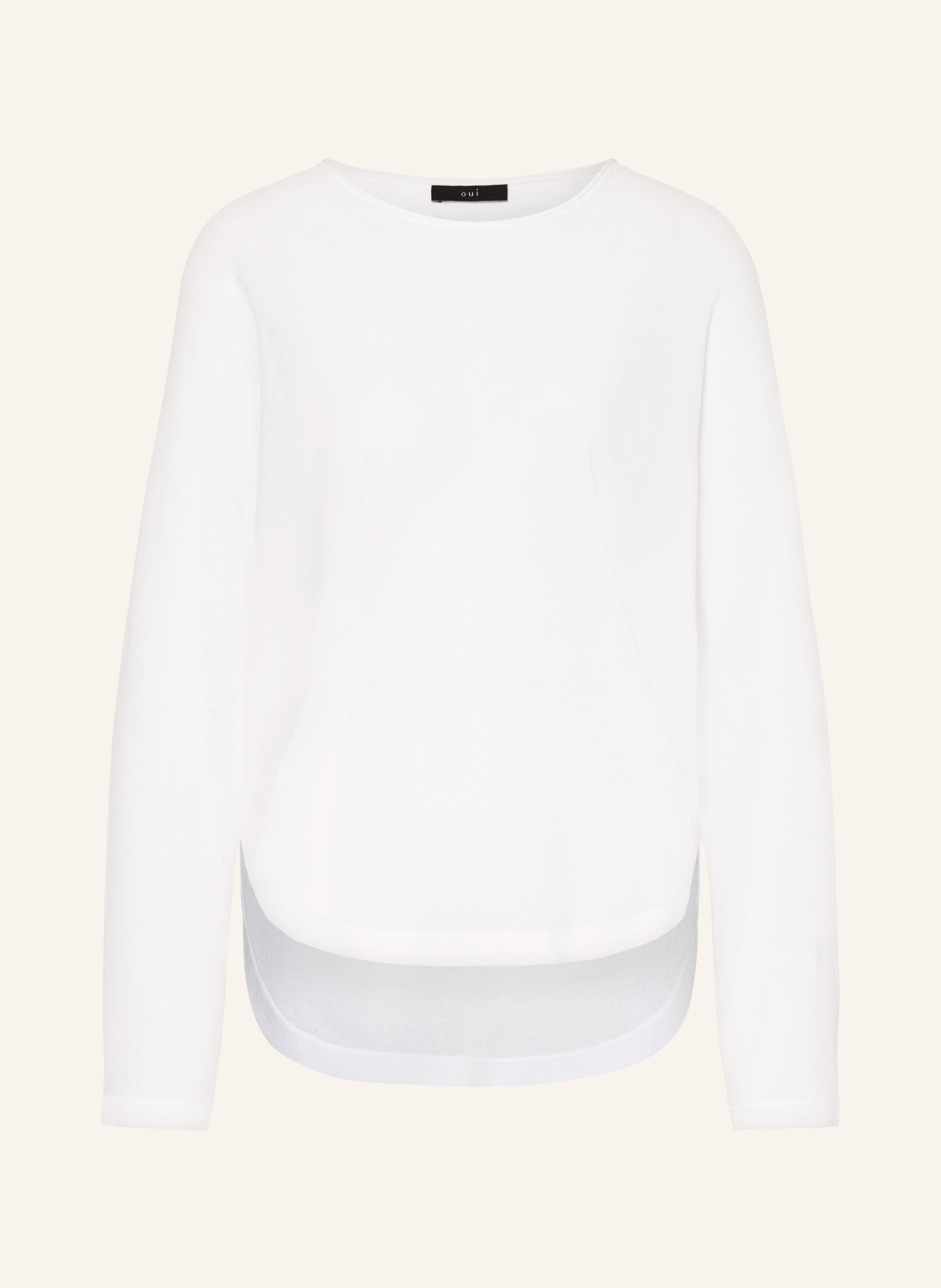 oui Sweater, Color: WHITE (Image 1)