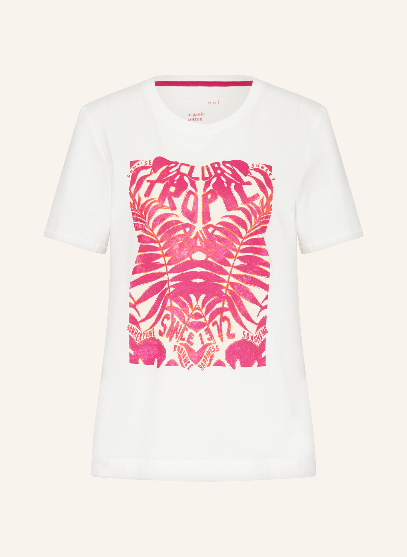 oui T-shirt, Kolor: BIAŁY (Obrazek 1)