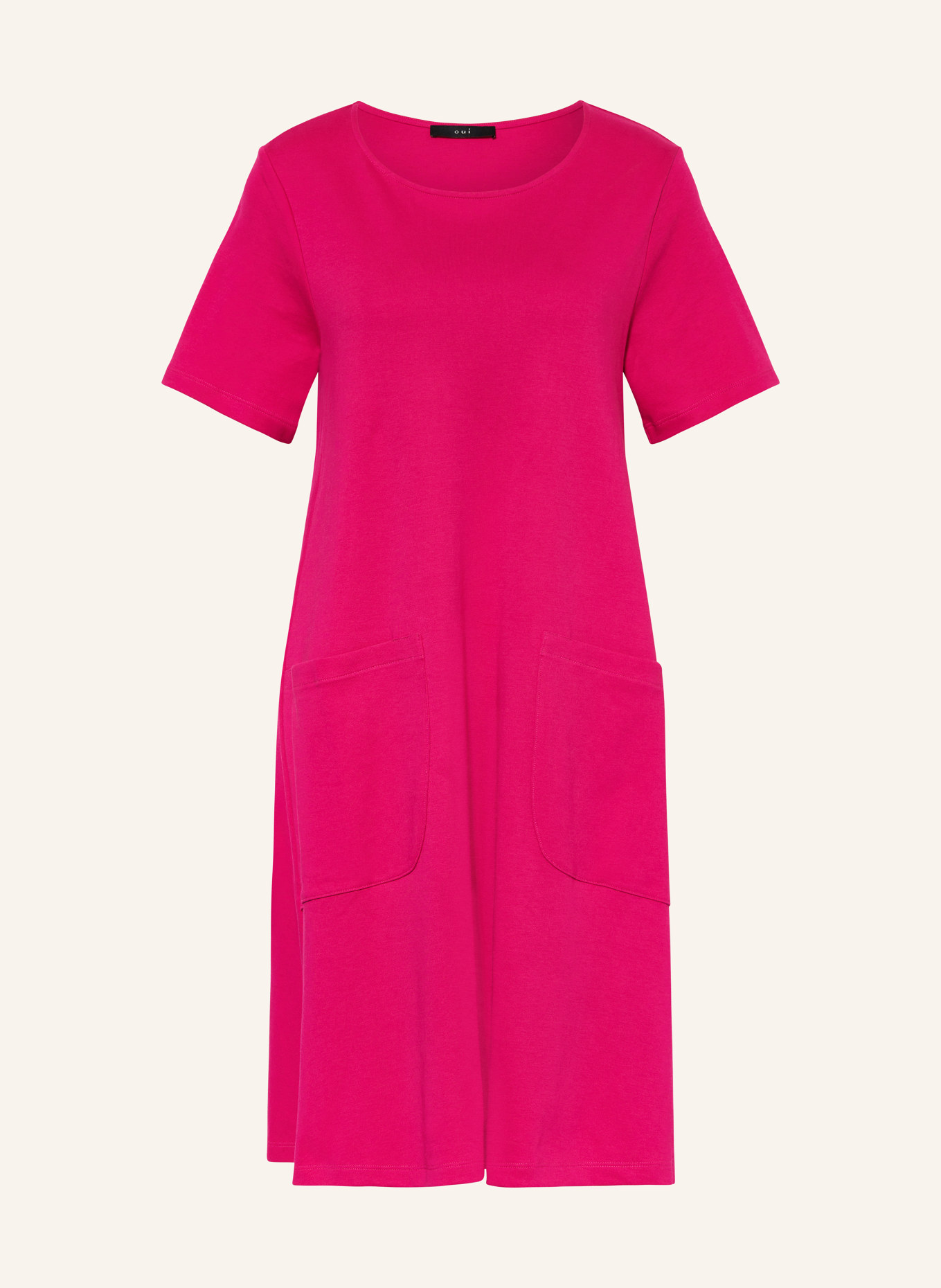 oui Jersey dress, Color: PINK (Image 1)