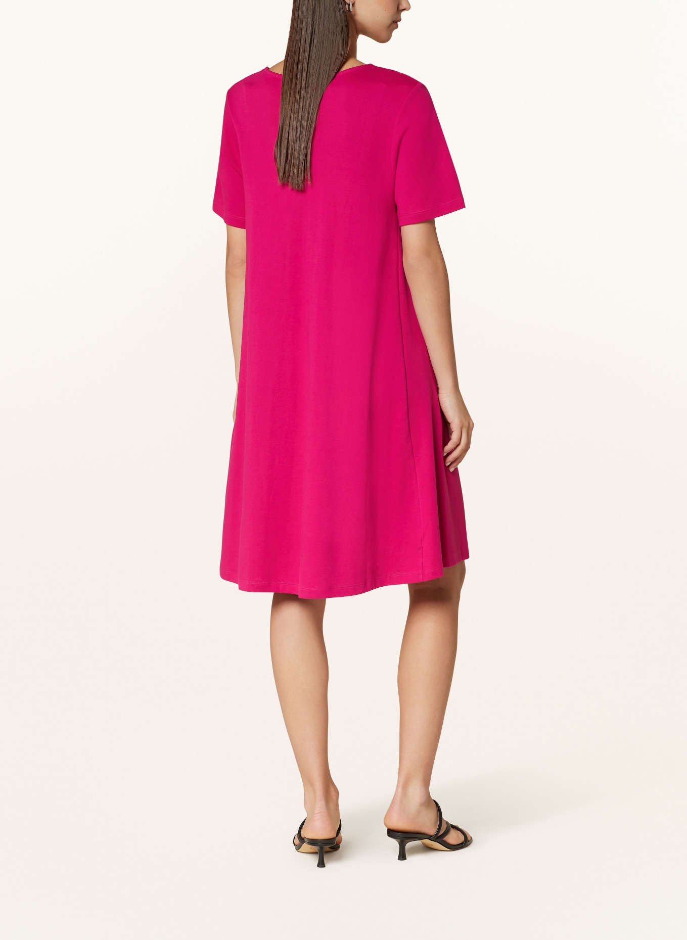 oui Jersey dress, Color: PINK (Image 3)