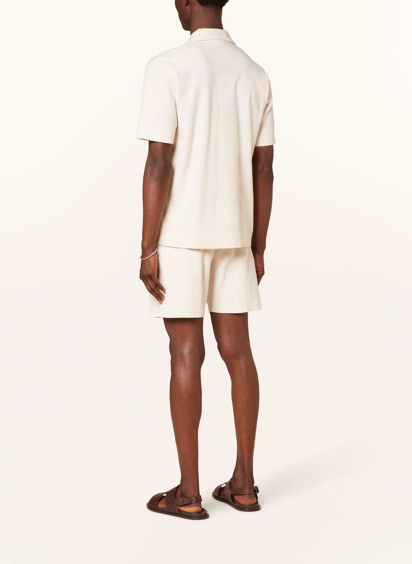DANIELE FIESOLI Jersey shorts, Color: CREAM (Image 3)