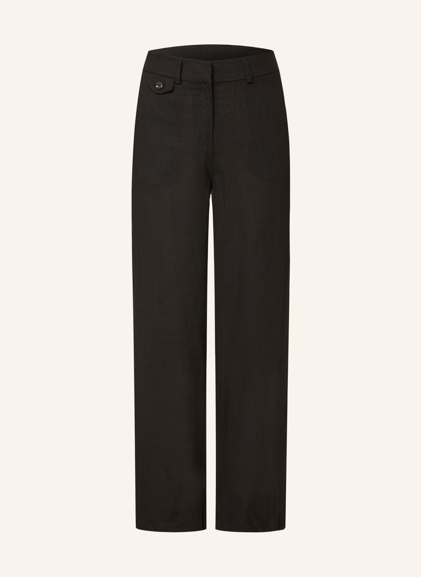 ROUGE VILA Wide leg trousers, Color: BLACK (Image 1)