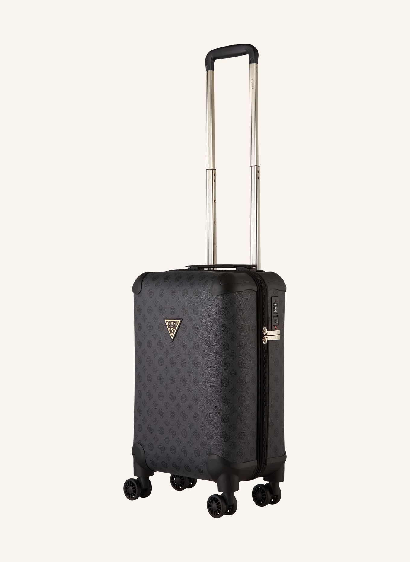 GUESS Wheeled luggage WILDER, Color: BLACK (Image 1)