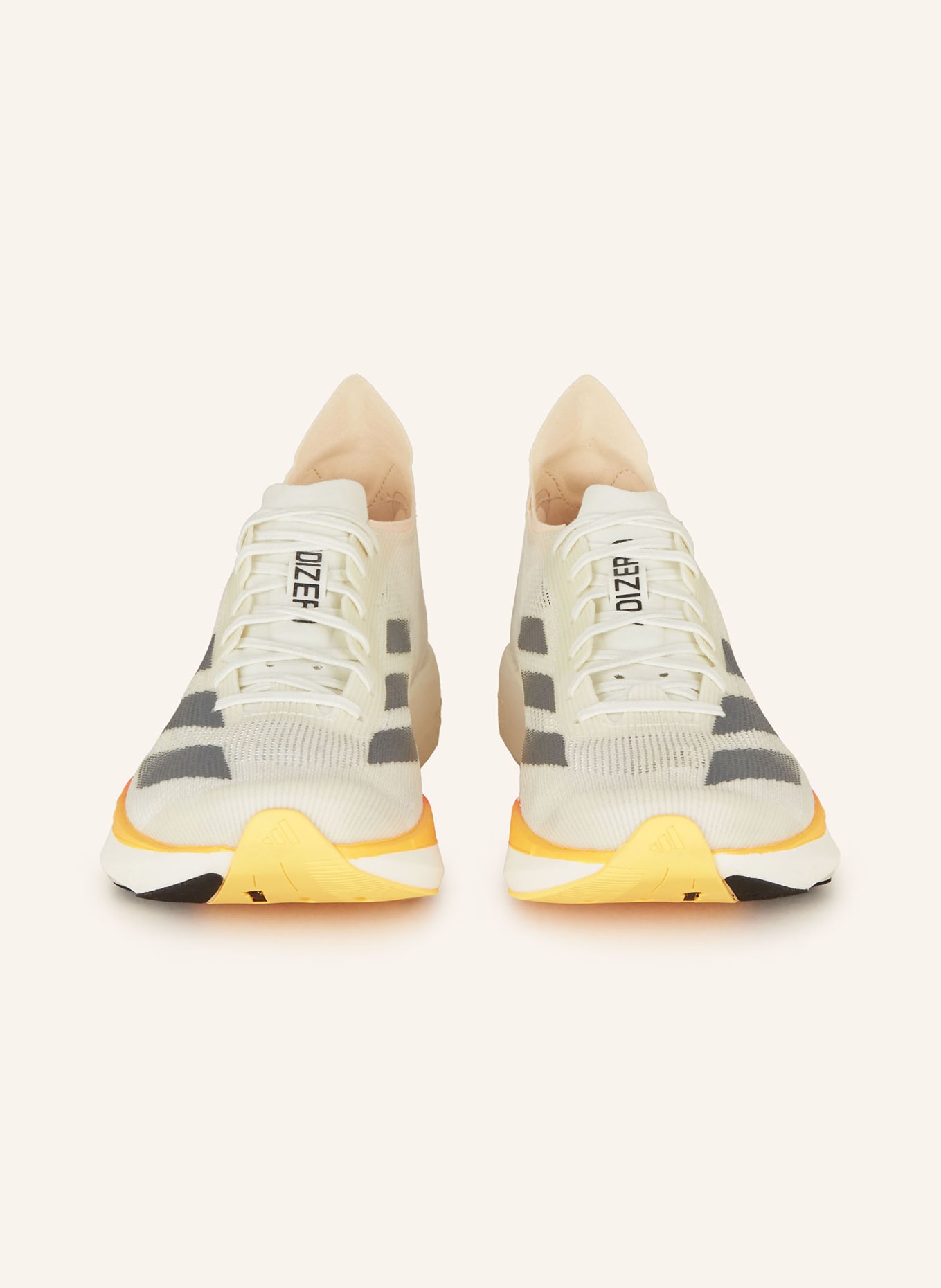 adidas Buty do biegania ADIZERO TAKUMI SEN 10, Kolor: ECRU/ SZARY (Obrazek 3)