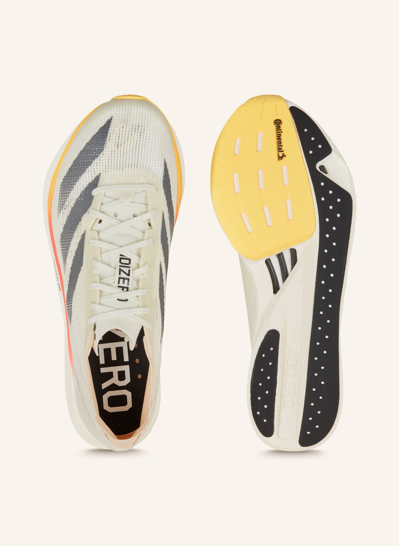 adidas Buty do biegania ADIZERO TAKUMI SEN 10, Kolor: ECRU/ SZARY (Obrazek 5)