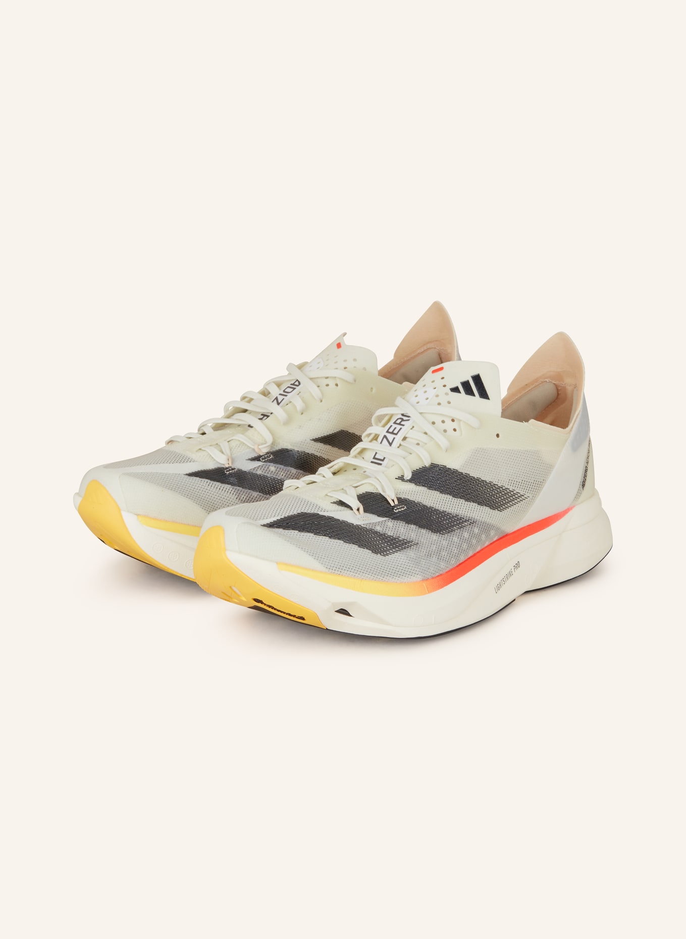 adidas Buty do biegania ADIZERO ADIOS PRO 3, Kolor: JASNOŻÓŁTY/ CZARNY (Obrazek 1)