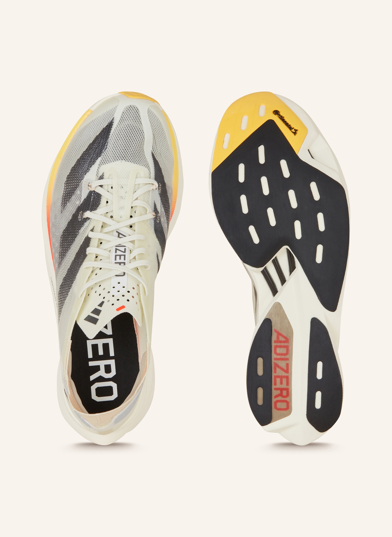 adidas Running shoes ADIZERO ADIOS PRO 3, Color: LIGHT YELLOW/ BLACK (Image 5)