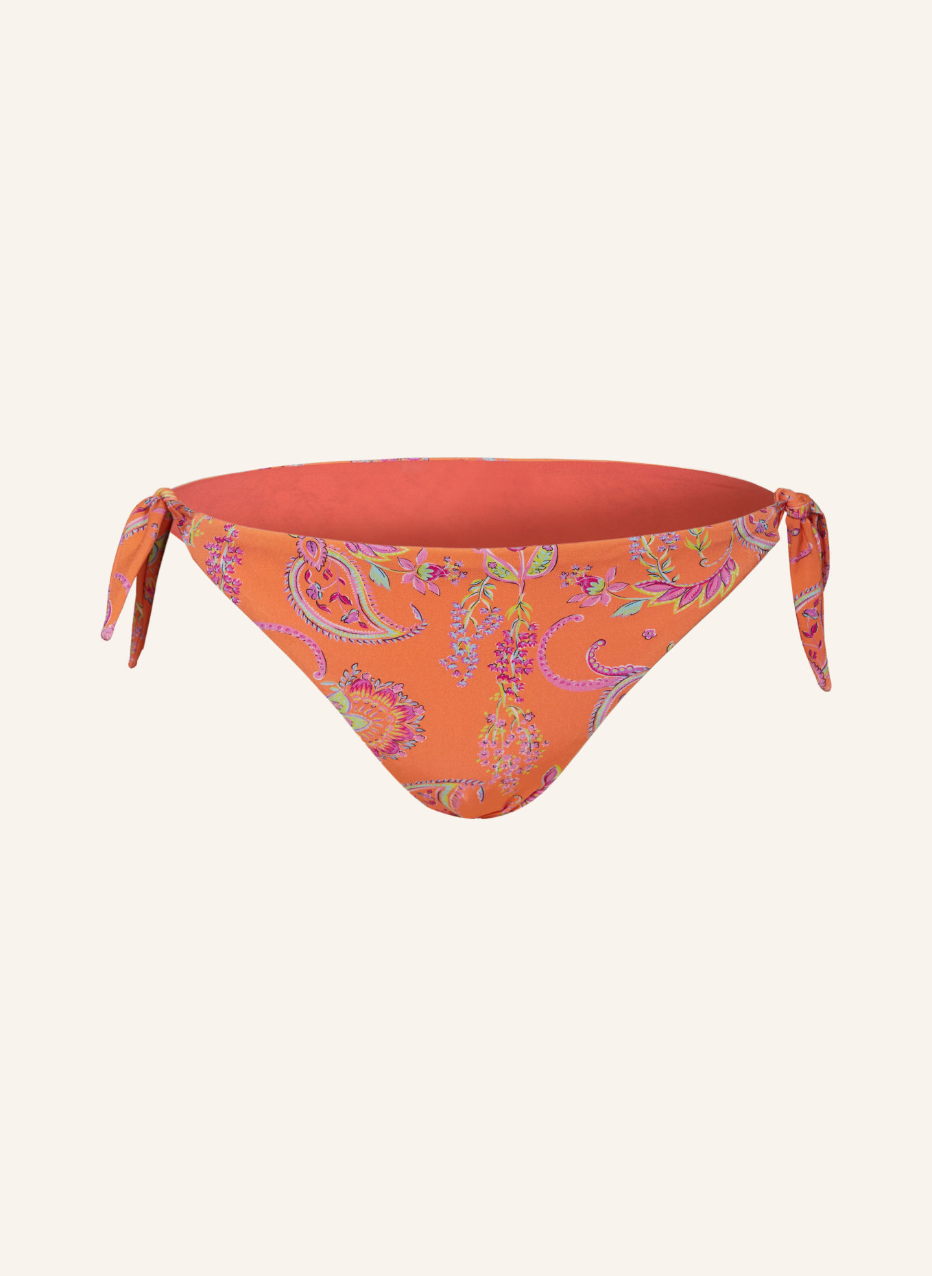 BANANA MOON COUTURE Triangel-Bikini-Hose VEGA ALAKURI, Farbe: ORANGE/ LILA/ HELLGRÜN (Bild 1)