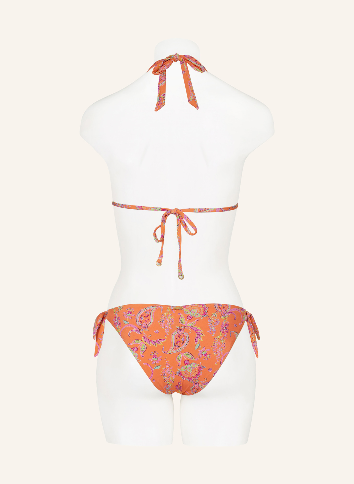 BANANA MOON COUTURE Dół od bikini trójkątnego VEGA ALAKURI, Kolor: POMARAŃCZOWY/ LILA/ JASNOZIELONY (Obrazek 3)