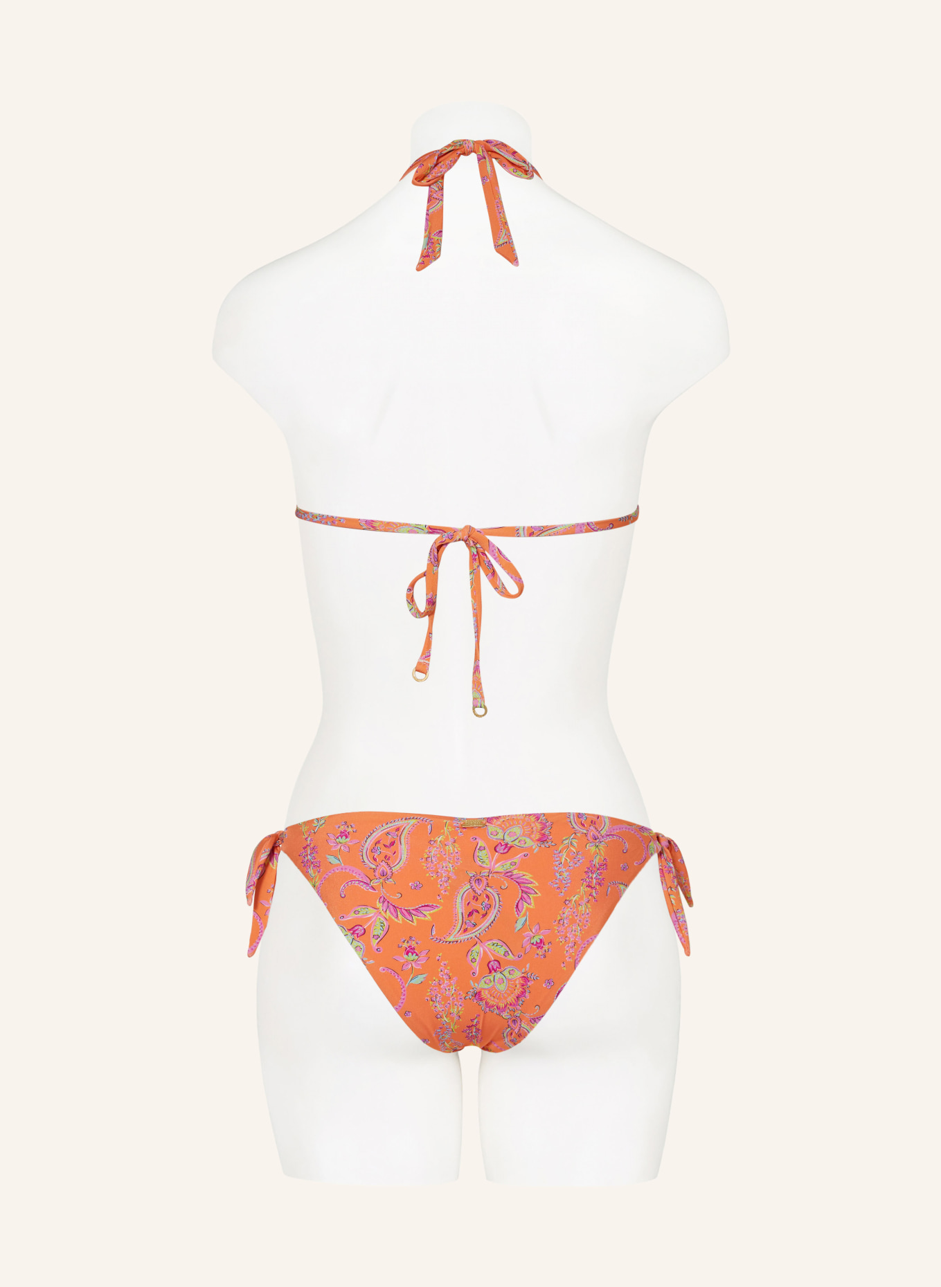 BANANA MOON COUTURE Push-up bikini top KINO ALAKURI, Color: ORANGE/ PURPLE/ LIGHT GREEN (Image 3)