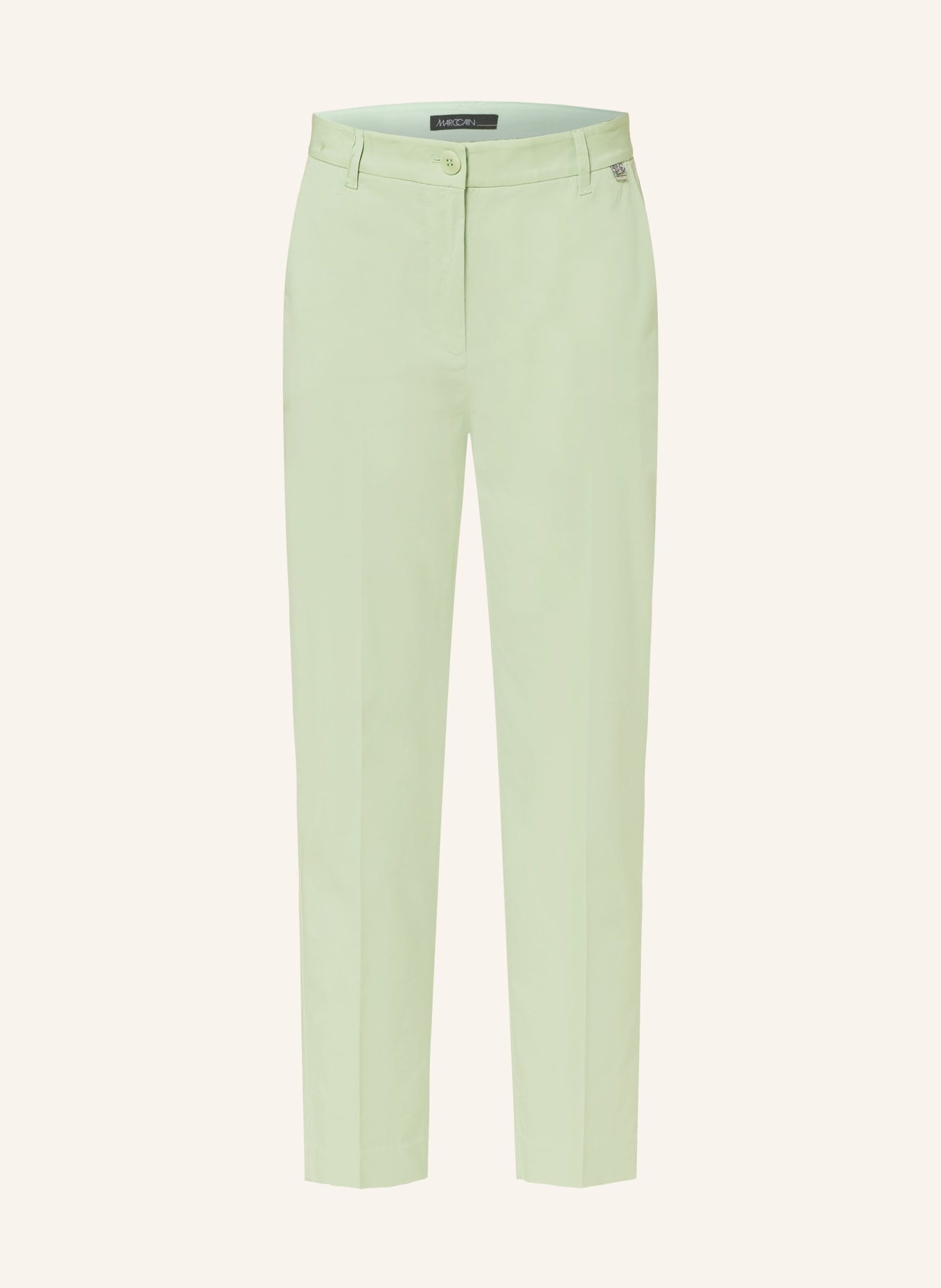 MARC CAIN 7/8 pants, Color: LIGHT GREEN (Image 1)