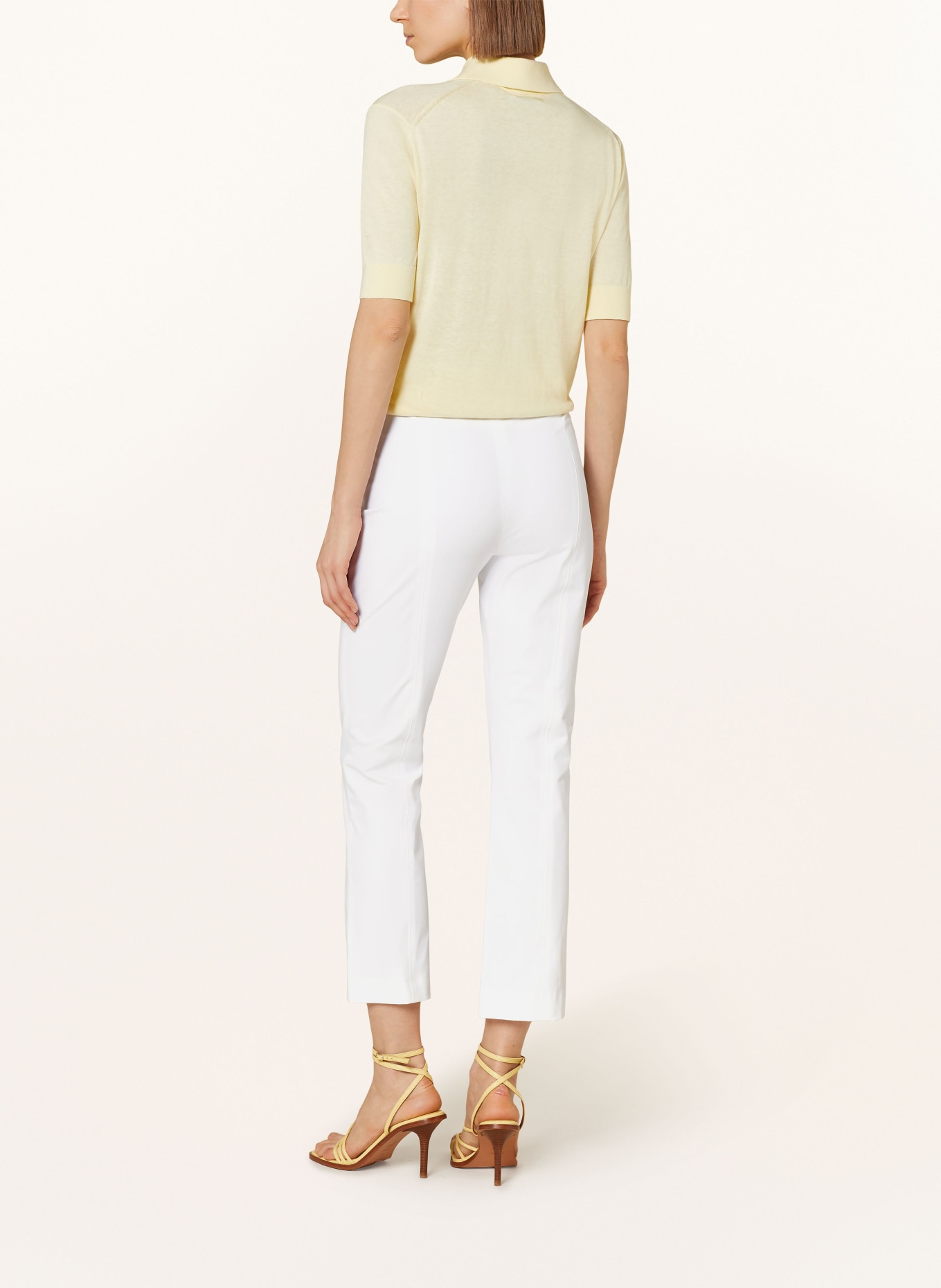 RAFFAELLO ROSSI 7/8 pants MACY, Color: WHITE (Image 3)