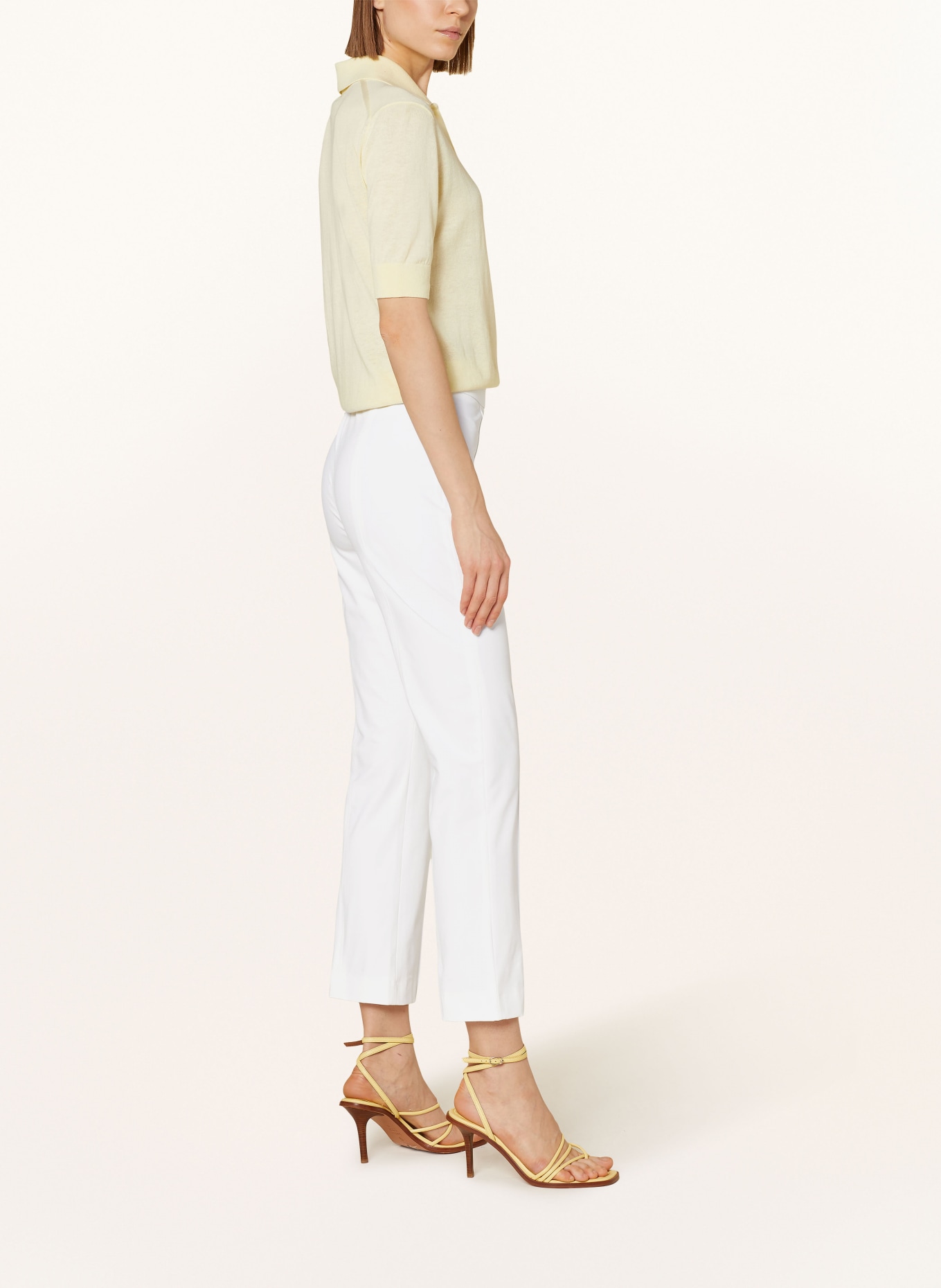 RAFFAELLO ROSSI 7/8 pants MACY, Color: WHITE (Image 4)