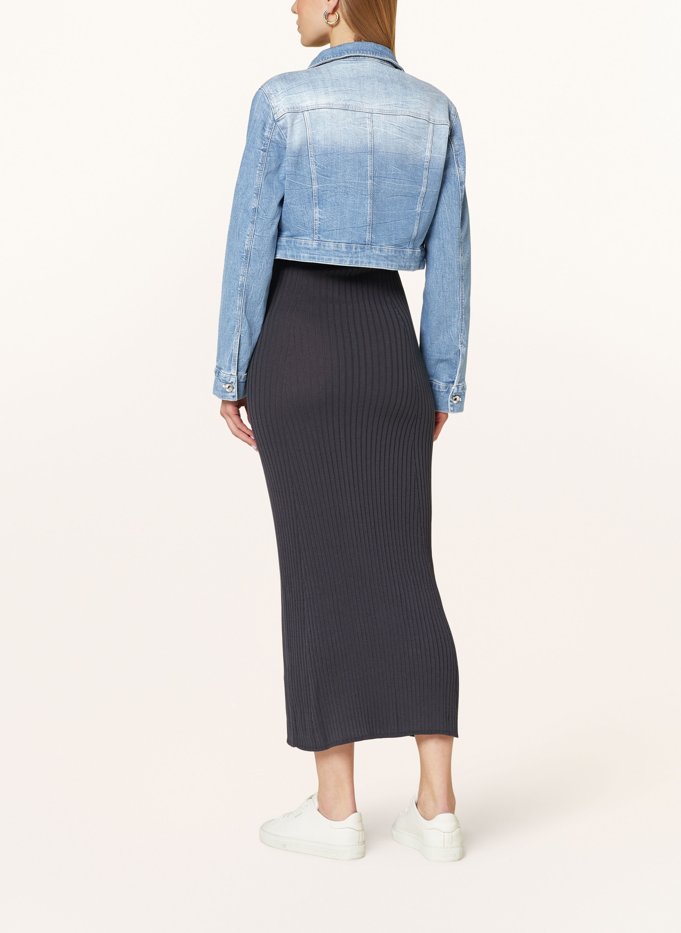 Betty Barclay Cropped denim jacket, Color: BLUE (Image 3)