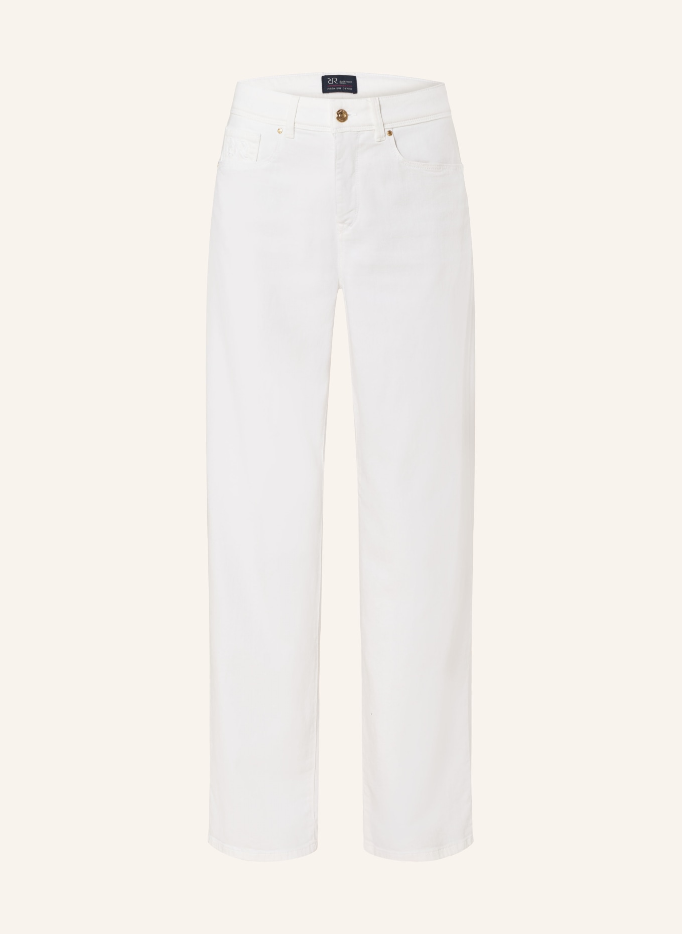RAFFAELLO ROSSI Straight Jeans KIRA, Farbe: ECRU (Bild 1)