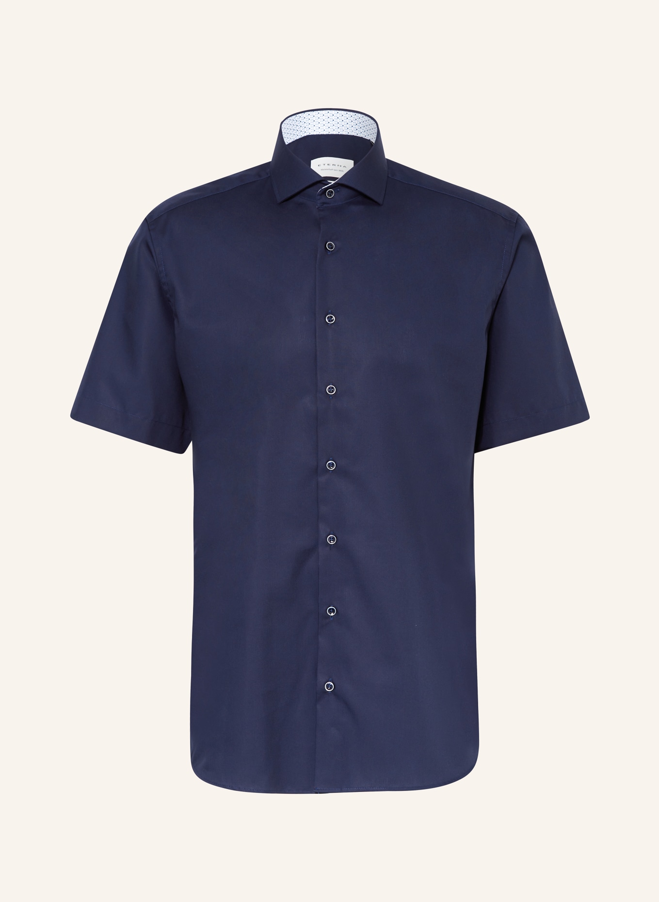 ETERNA Short sleeve shirt modern fit, Color: DARK BLUE (Image 1)