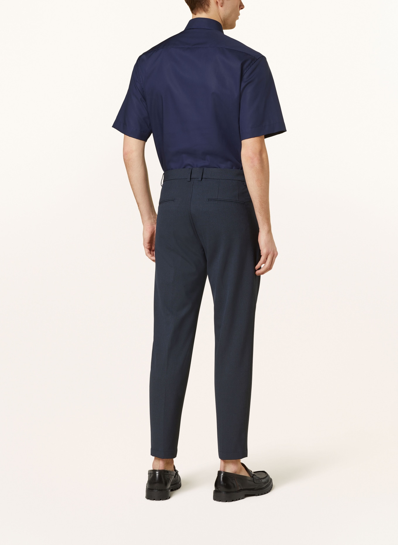 ETERNA Short sleeve shirt modern fit, Color: DARK BLUE (Image 3)