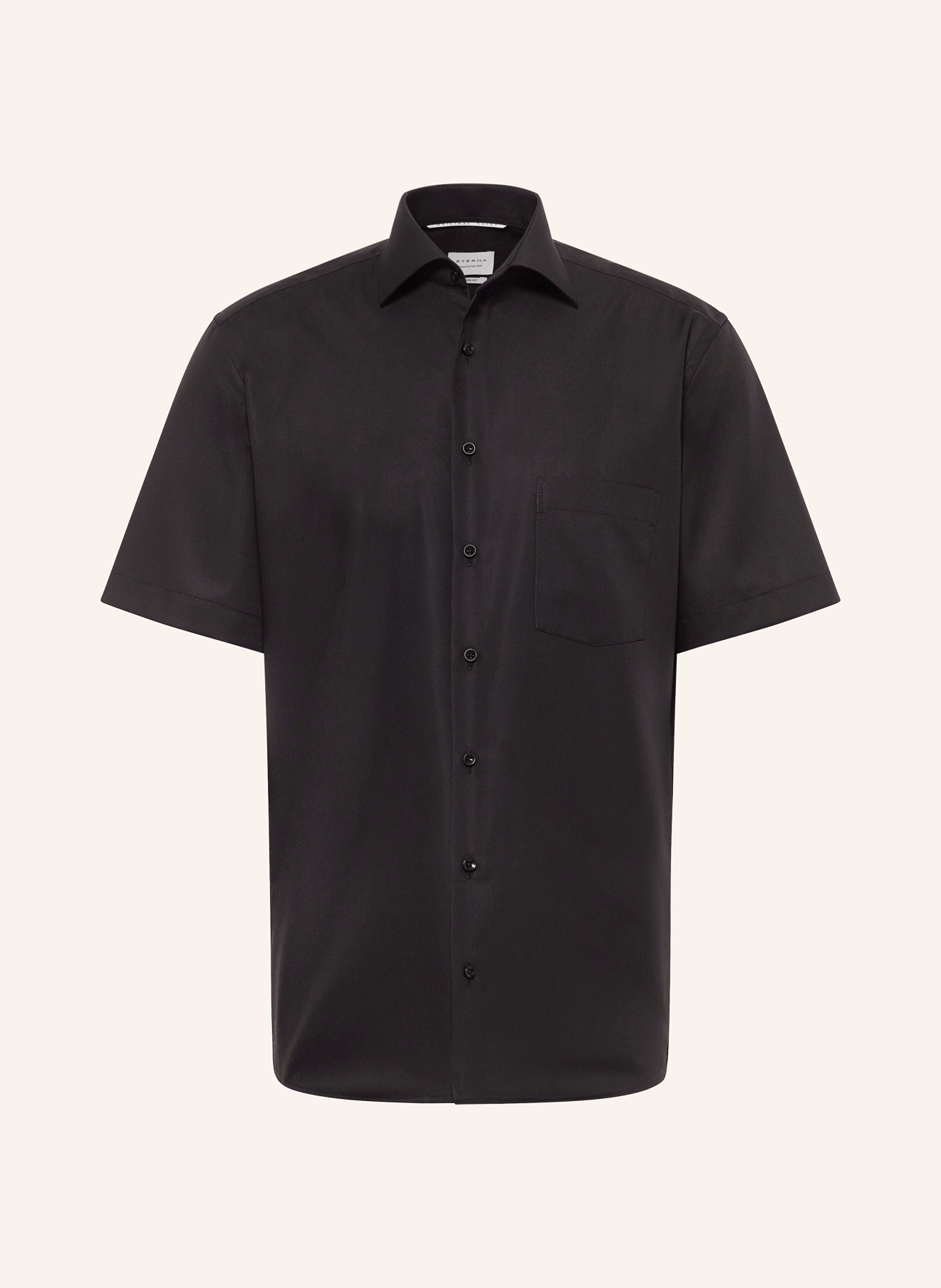 ETERNA Short sleeve shirt modern fit, Color: BLACK (Image 1)
