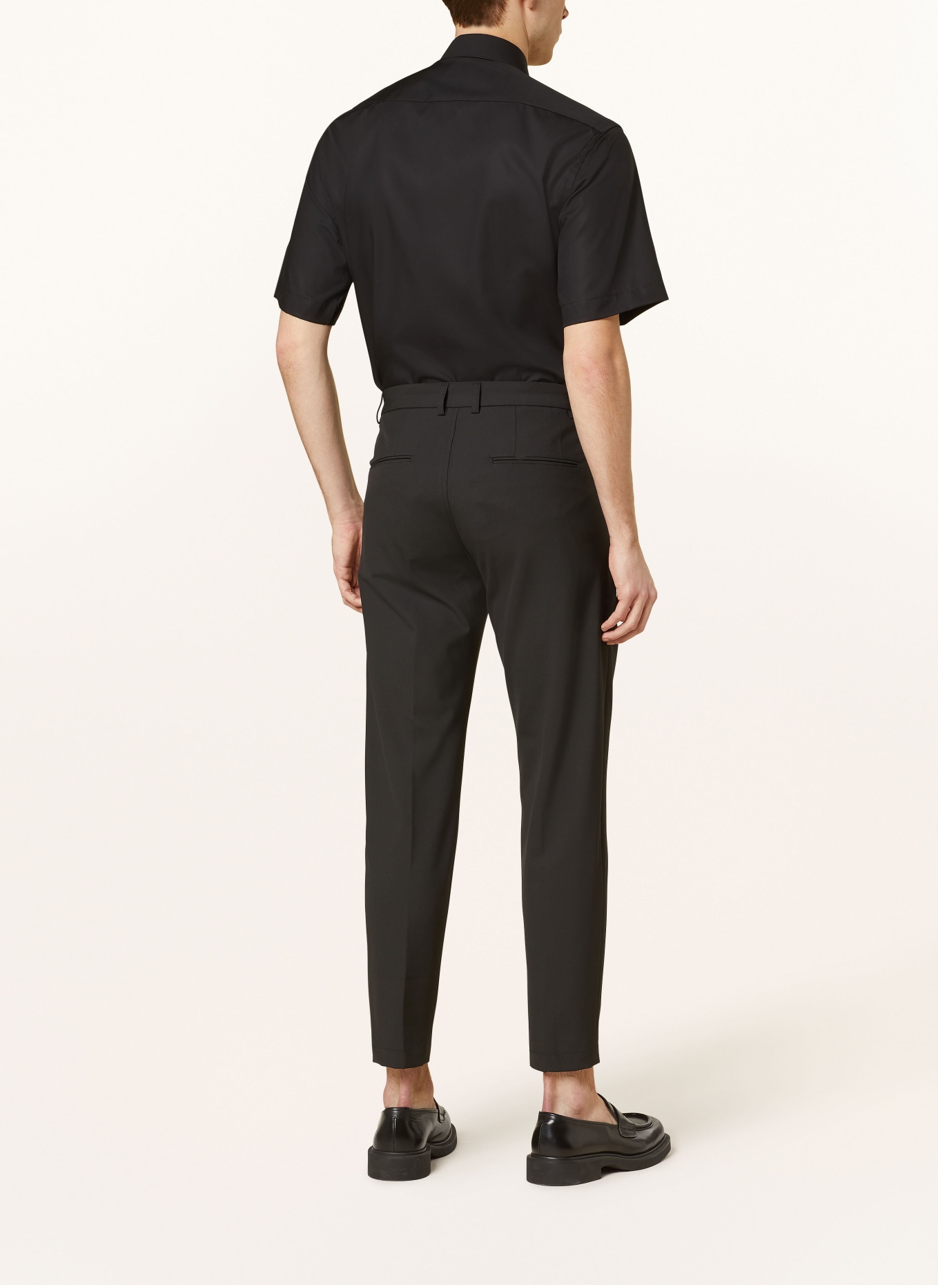 ETERNA Short sleeve shirt modern fit, Color: BLACK (Image 3)