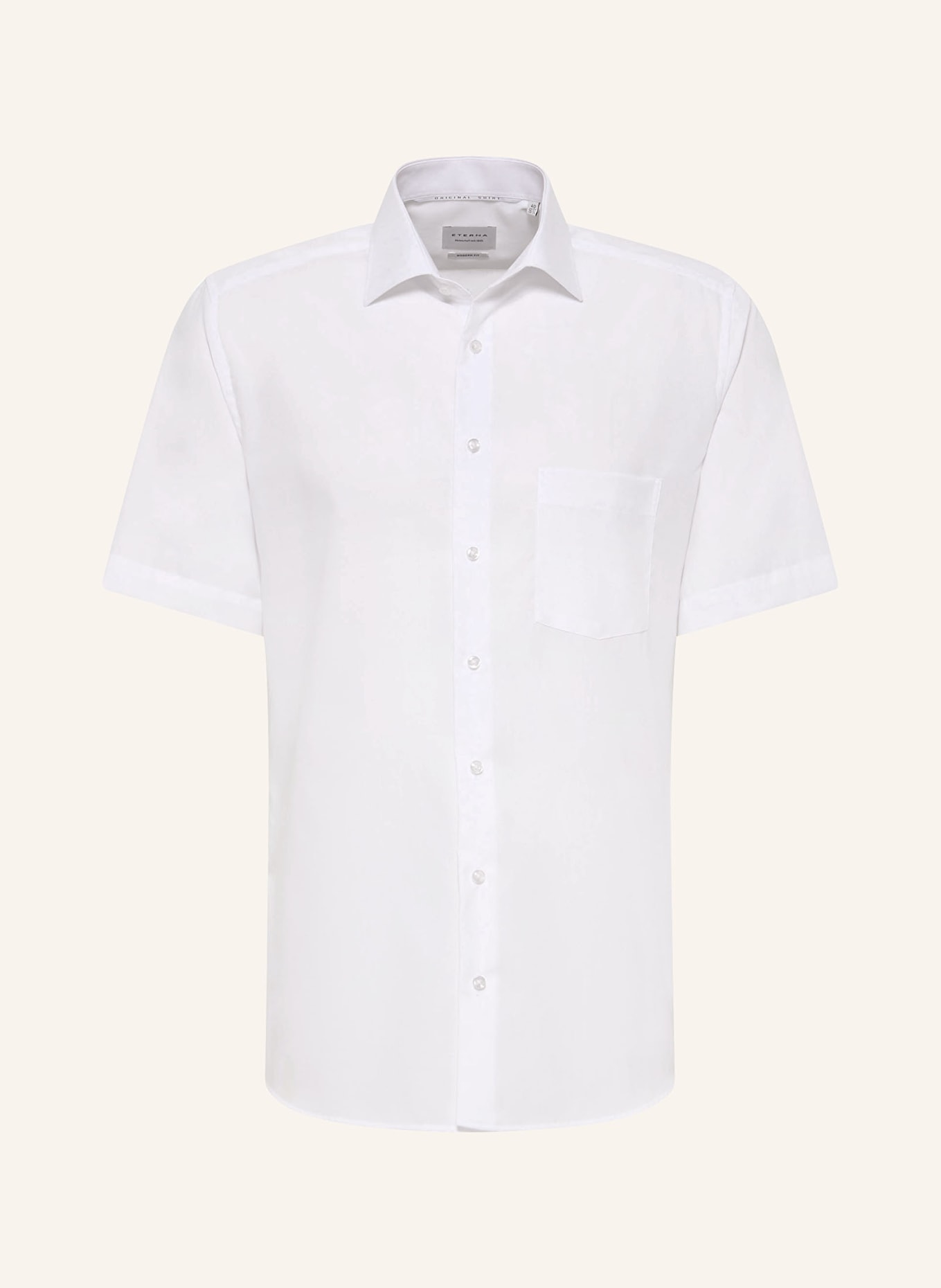 ETERNA Koszula z krótkim rękawem modern fit, Kolor: BIAŁY (Obrazek 1)