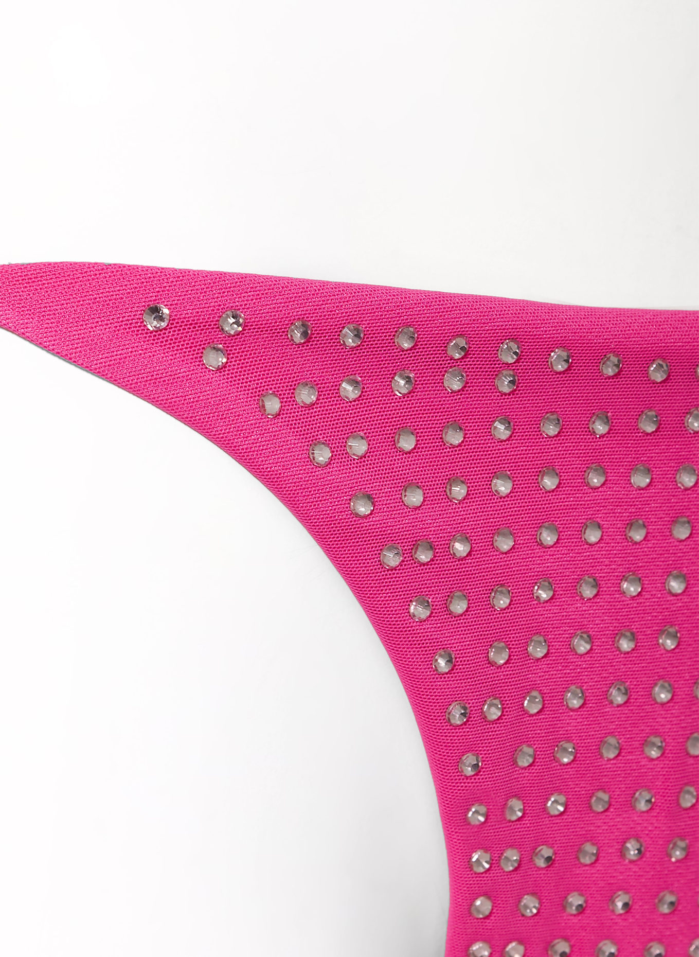 GUESS Triangel-Bikini-Hose mit Schmucksteinen, Farbe: PINK (Bild 4)