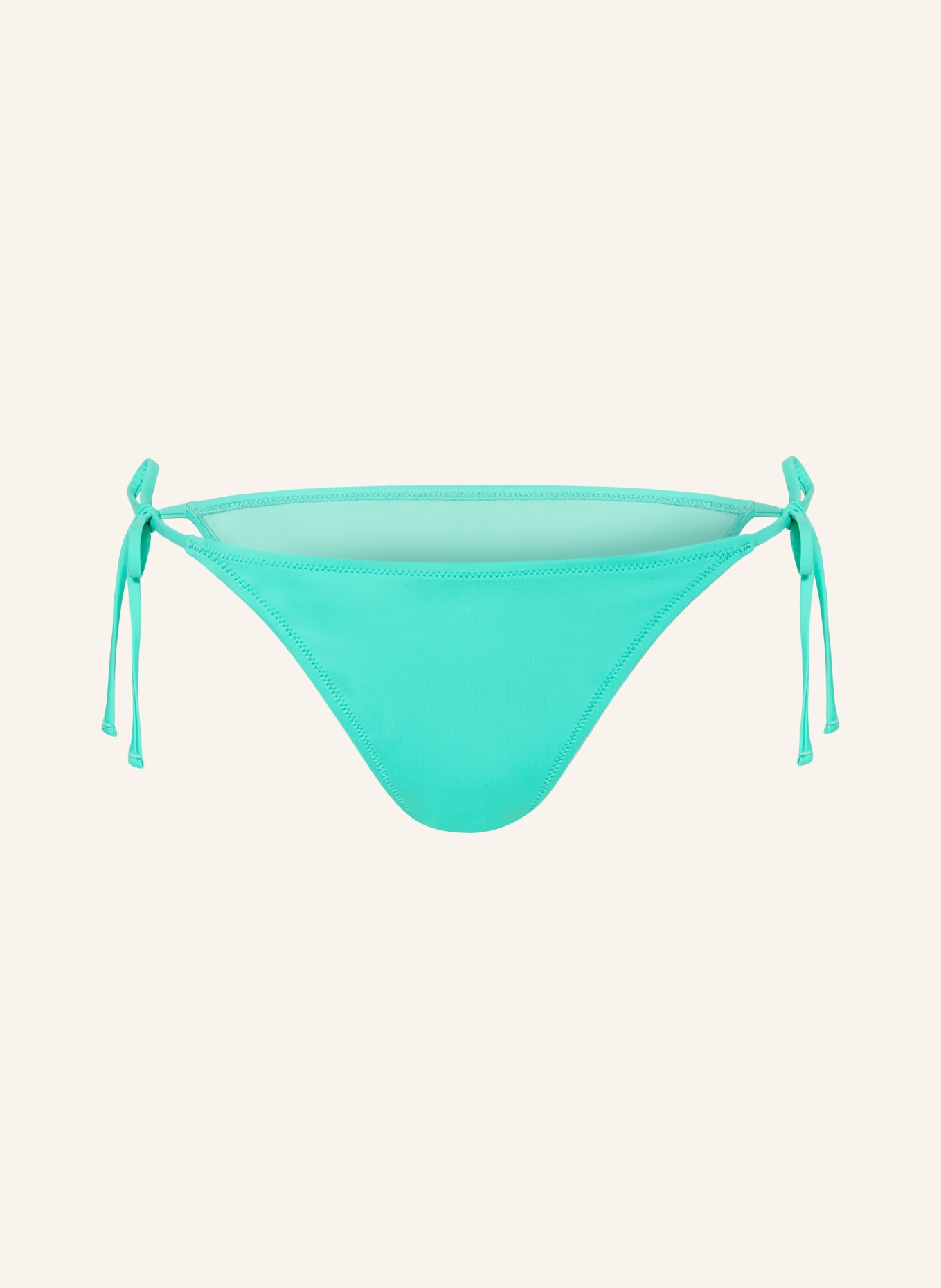 GUESS Triangle bikini bottoms with decorative gems, Color: MINT (Image 1)