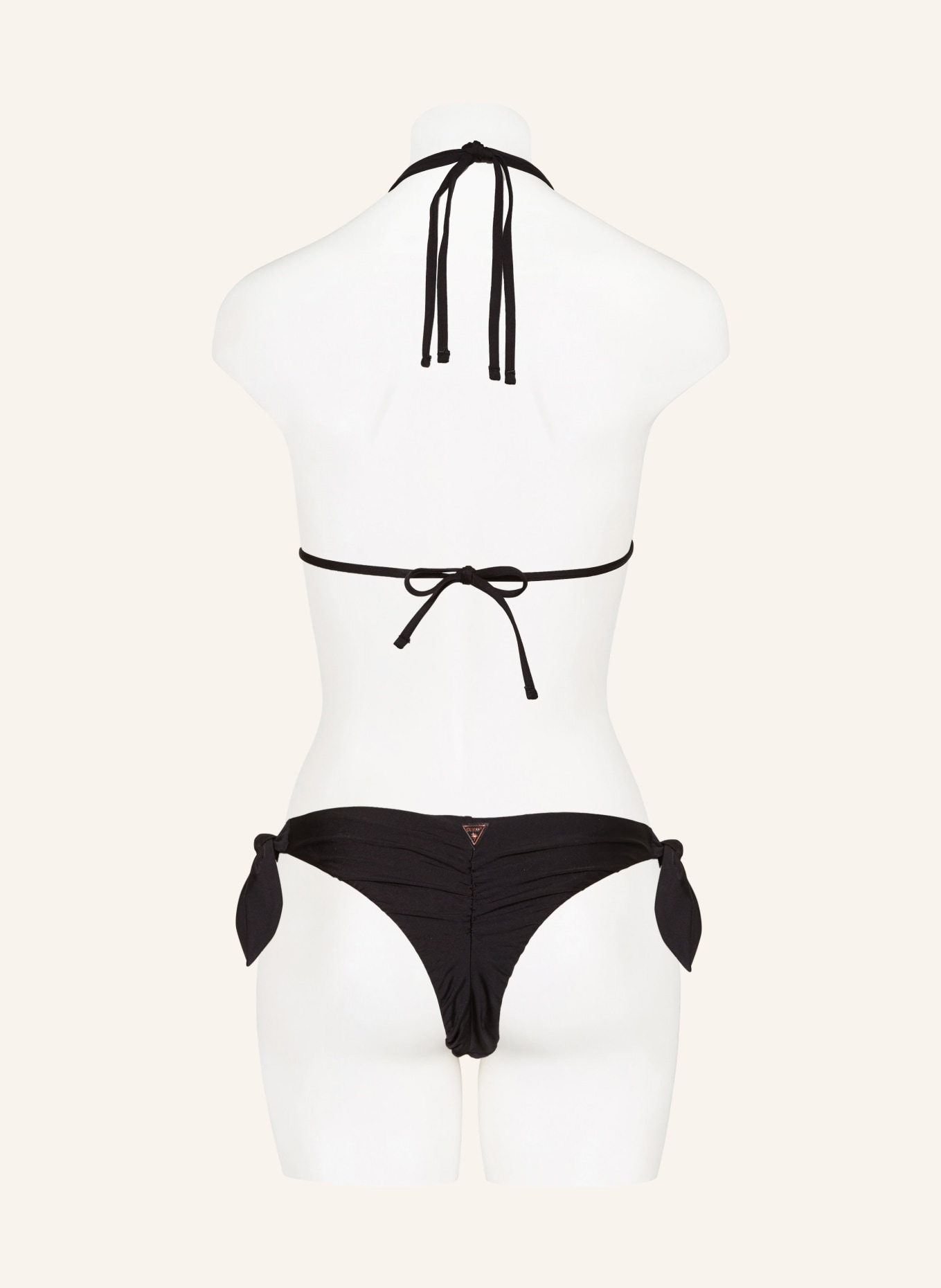 GUESS Triangel-Bikini-Top mit Schmucksteinen, Farbe: SCHWARZ (Bild 3)