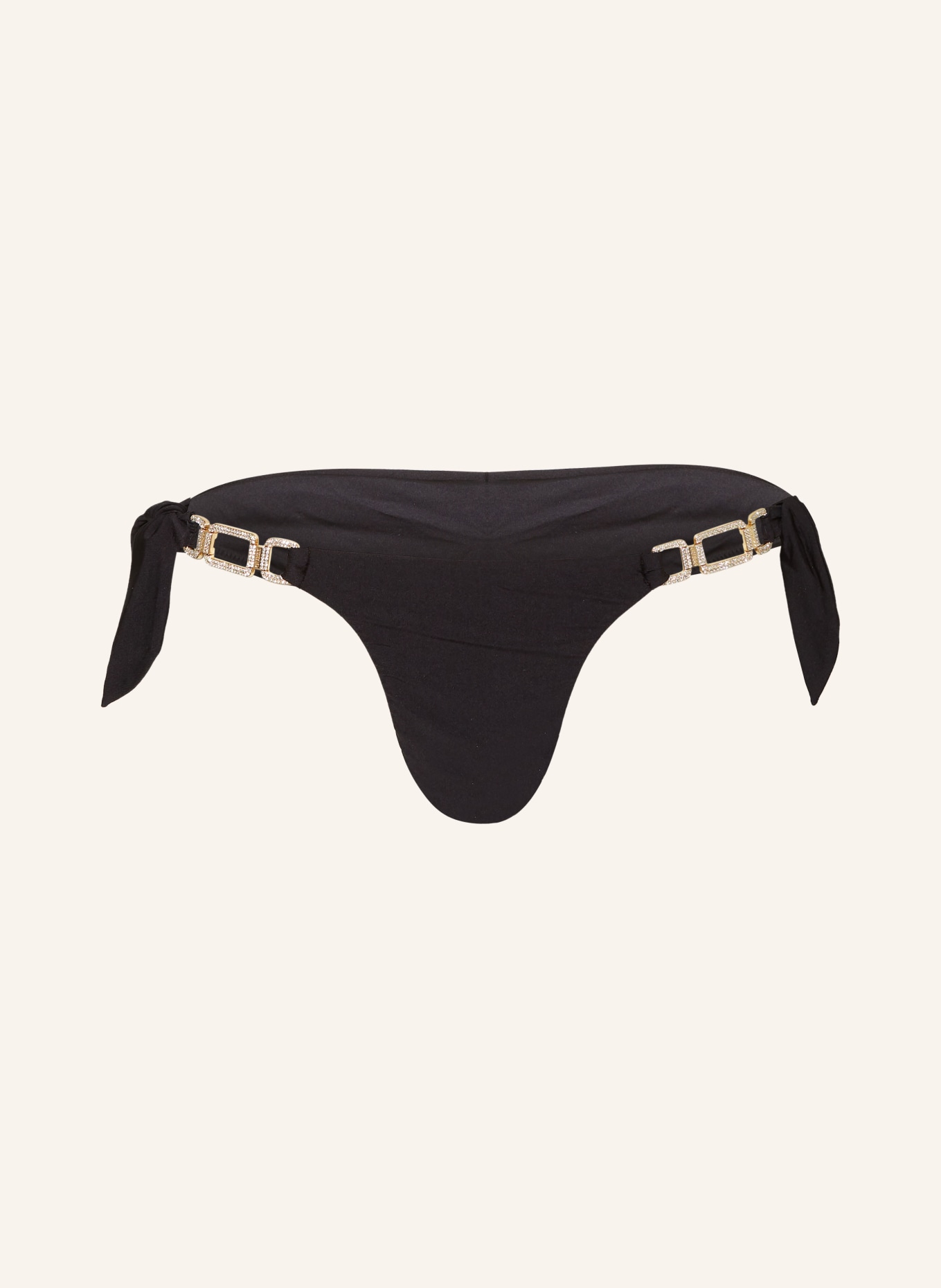 GUESS Triangel-Bikini-Hose mit Schmucksteinen, Farbe: SCHWARZ (Bild 1)