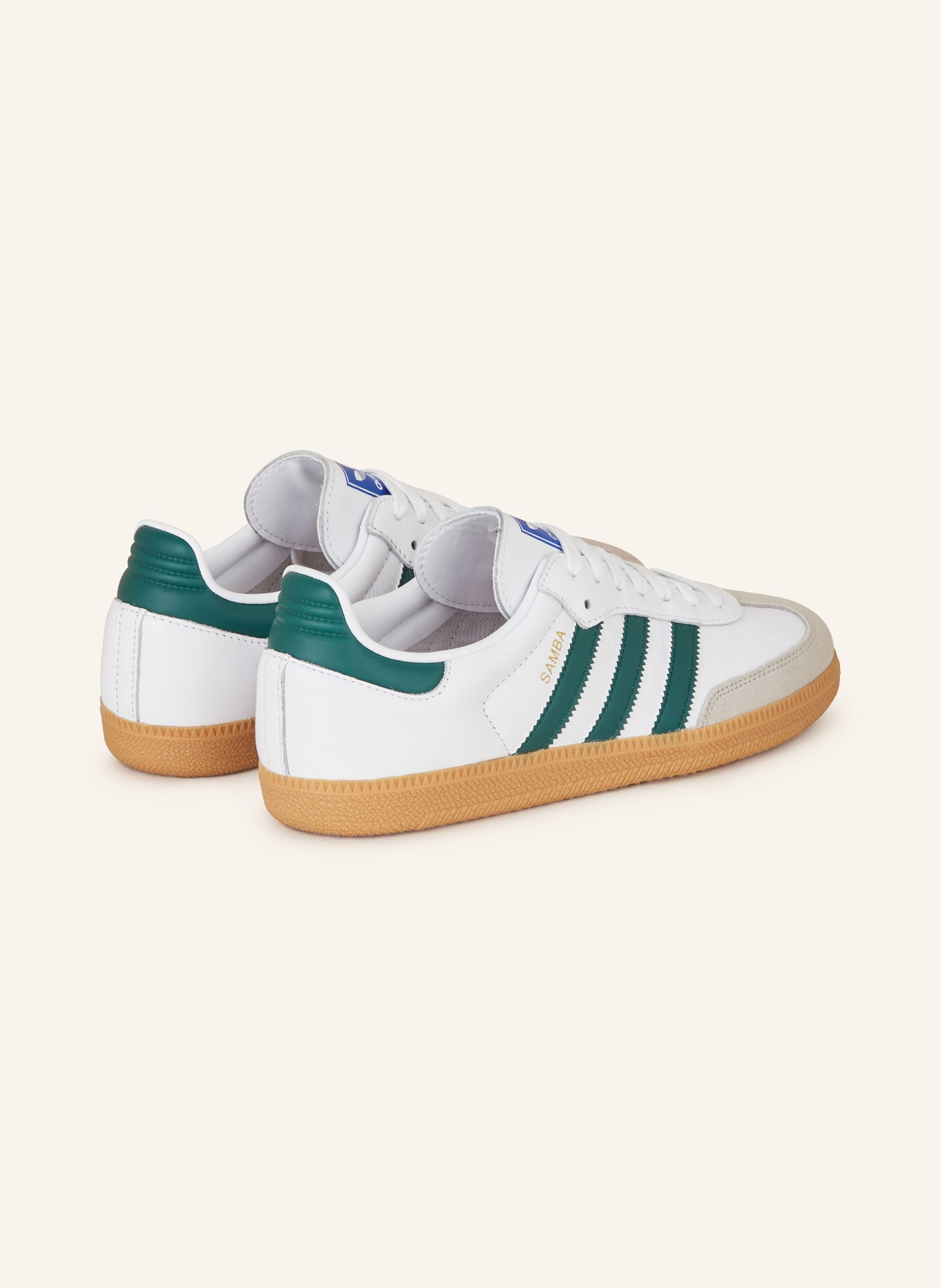 adidas Originals Sneakers SAMBA OG, Color: WHITE/ GREEN (Image 2)