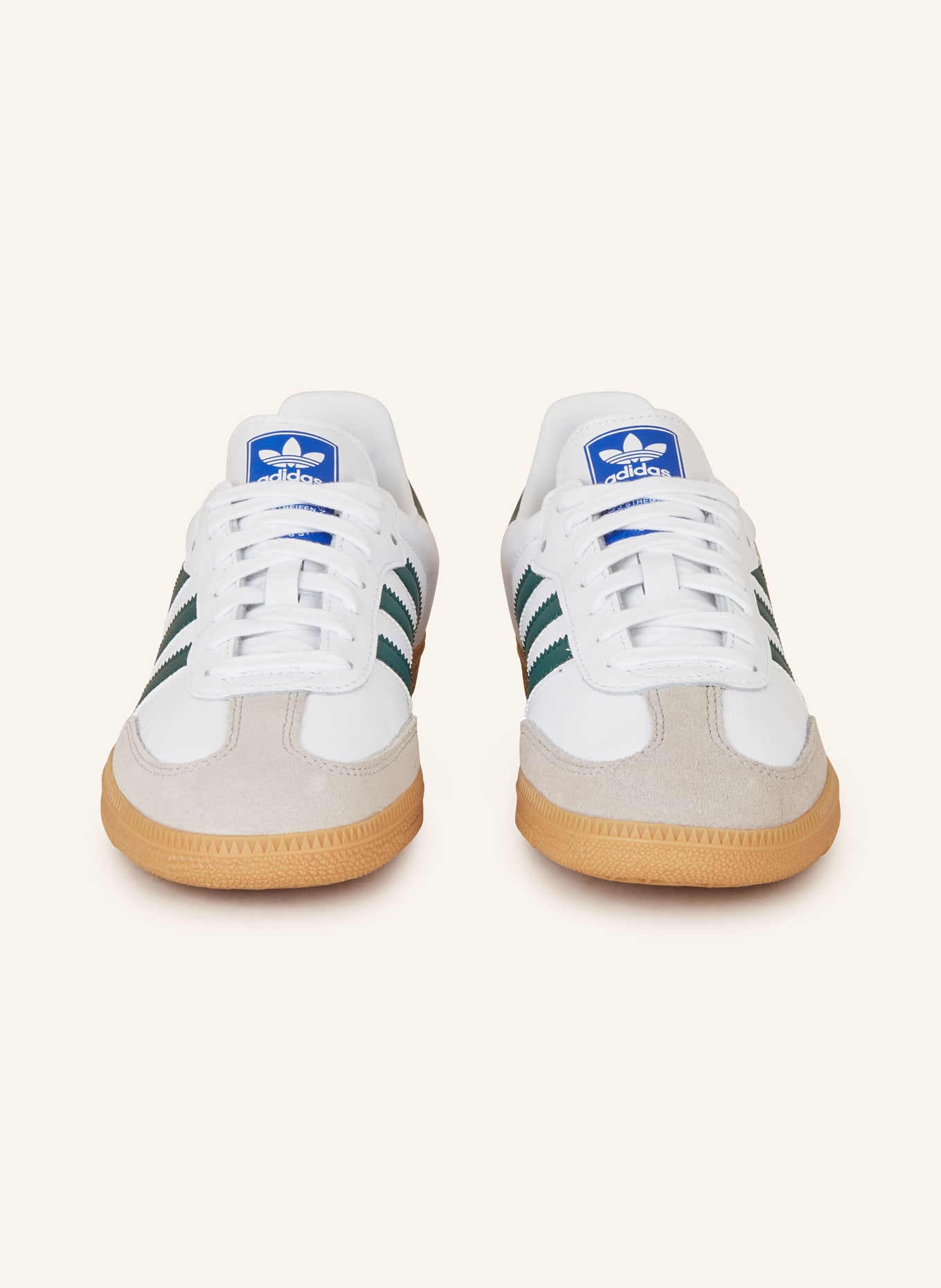 adidas Originals Sneakersy SAMBA OG, Kolor: BIAŁY/ ZIELONY (Obrazek 3)