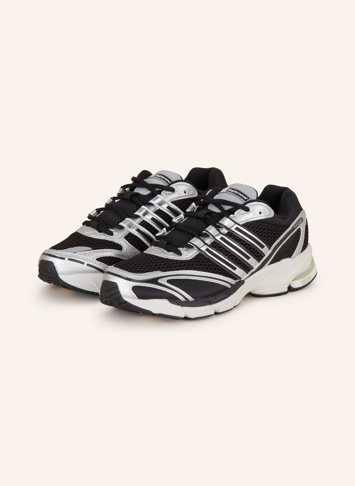 adidas Originals Sneakers SUPERNOVA CUSHION 7, Color: BLACK/ SILVER (Image 1)