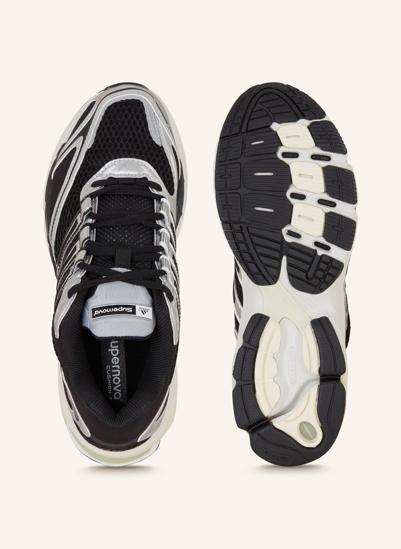 adidas Originals Sneakersy SUPERNOVA CUSHION 7, Barva: ČERNÁ/ STŘÍBRNÁ (Obrázek 5)