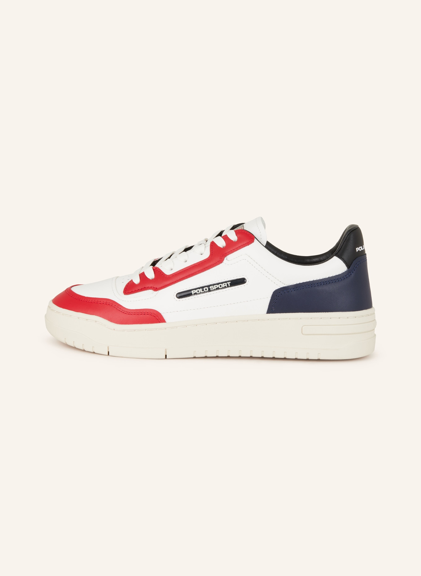 POLO SPORT Sneakers PS 300, Color: WHITE/ RED/ DARK BLUE (Image 4)