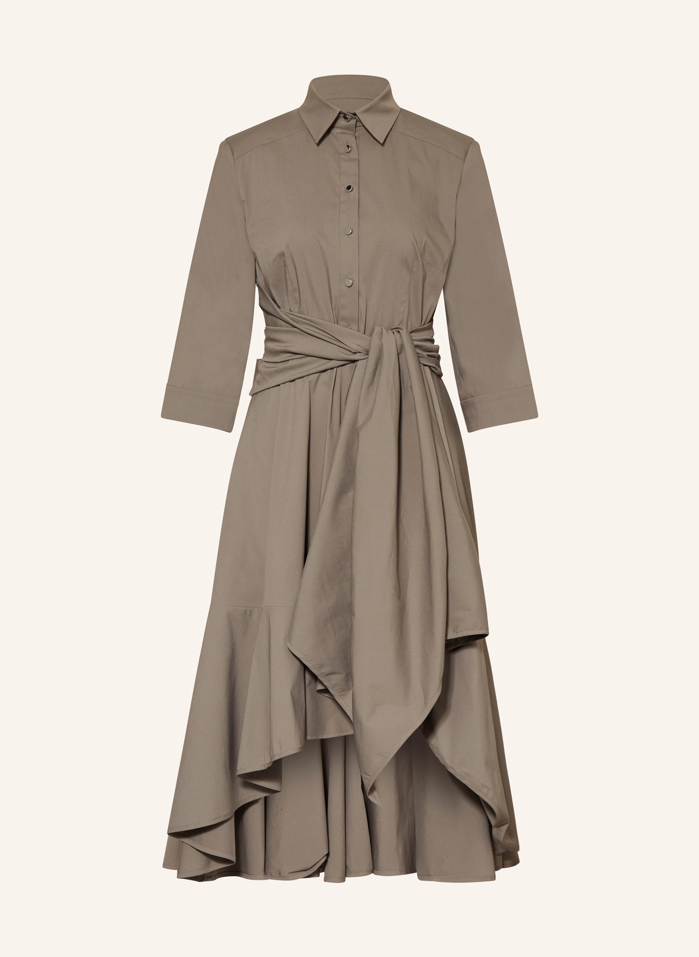 TALBOT RUNHOF Cocktail dress with 3/4 sleeves, Color: KHAKI (Image 1)