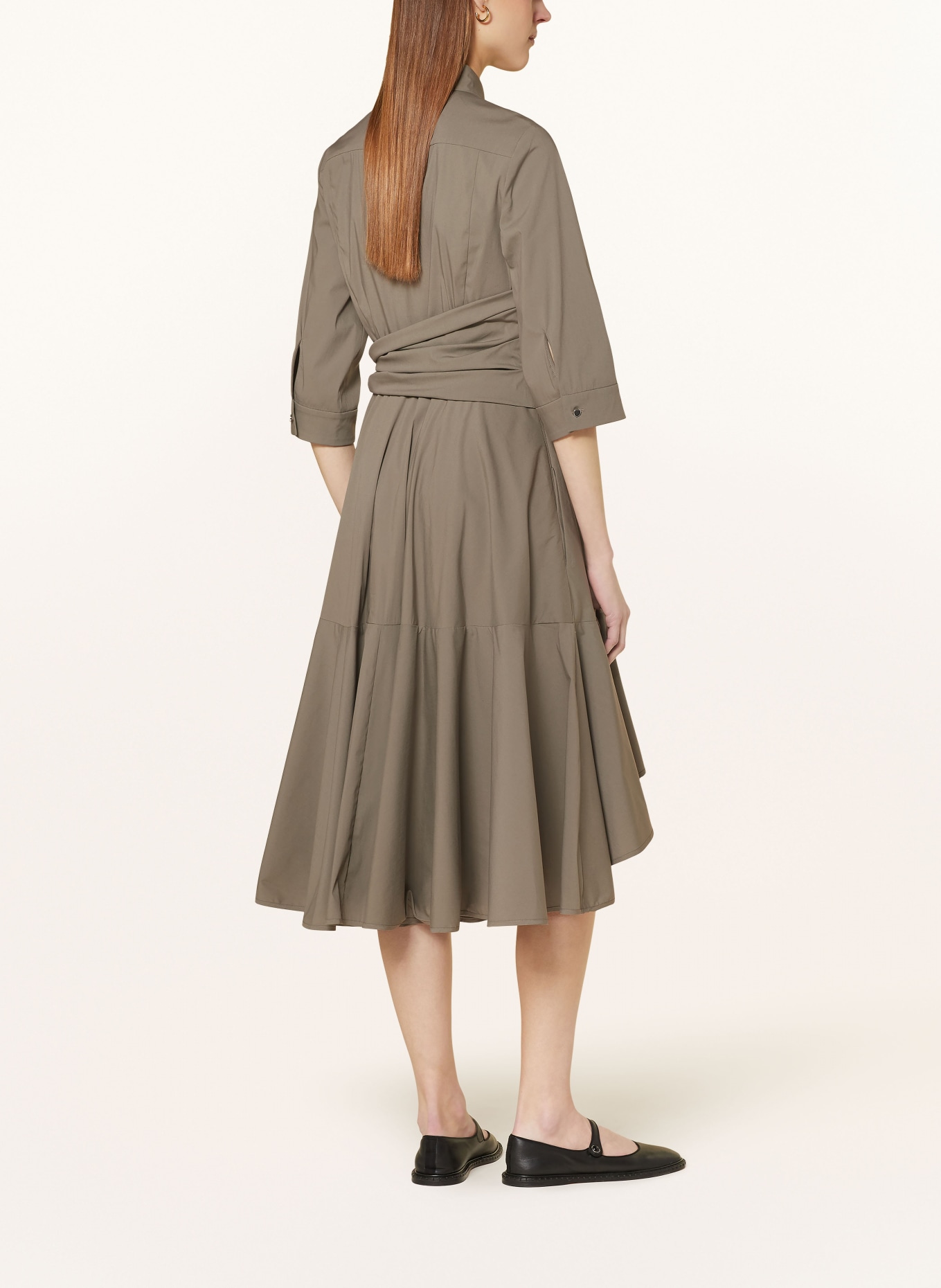 TALBOT RUNHOF Cocktail dress with 3/4 sleeves, Color: KHAKI (Image 3)