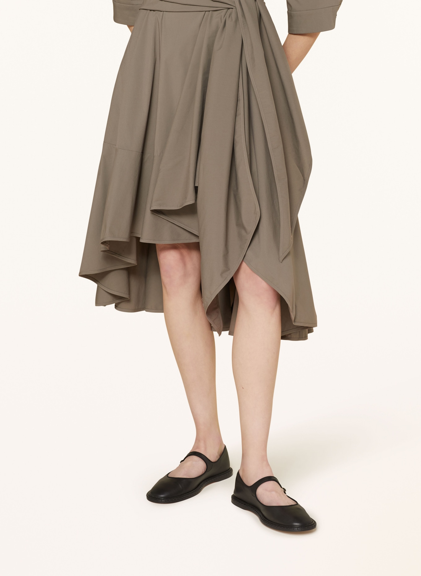 TALBOT RUNHOF Cocktail dress with 3/4 sleeves, Color: KHAKI (Image 4)