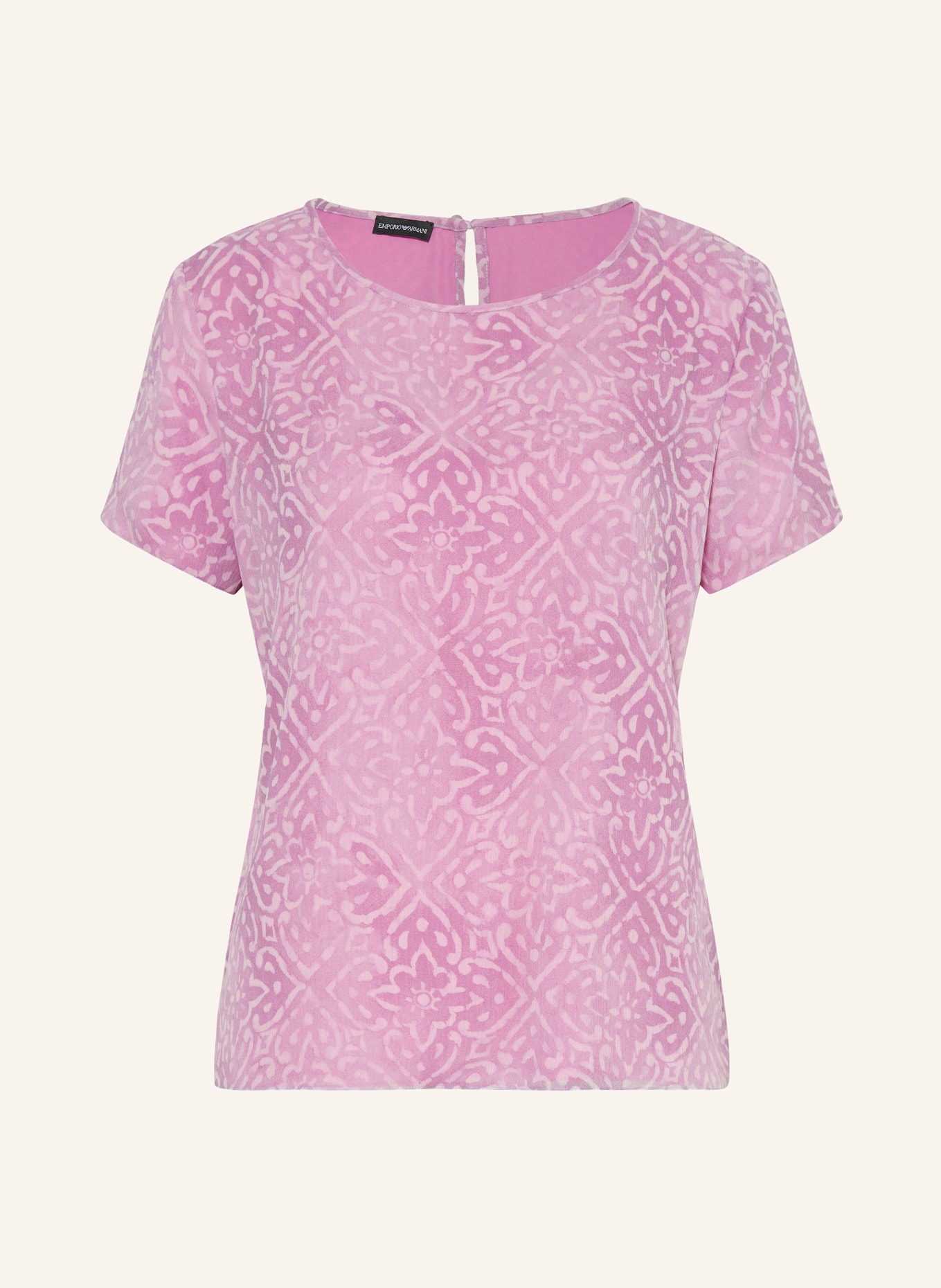 EMPORIO ARMANI Shirt blouse in silk, Color: PINK/ LIGHT PINK (Image 1)