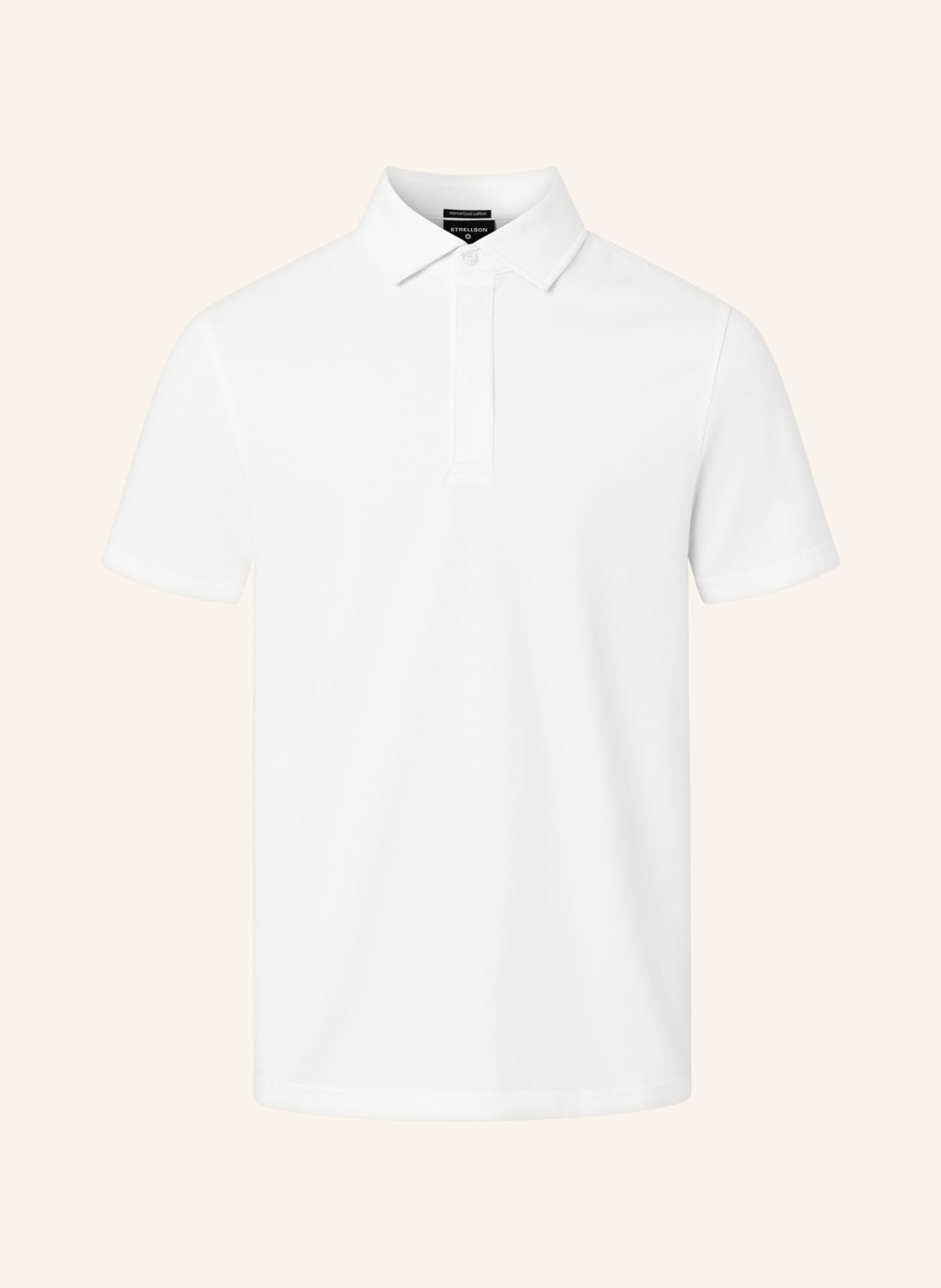 STRELLSON Jersey polo short PEPE regular fit, Color: WHITE (Image 1)