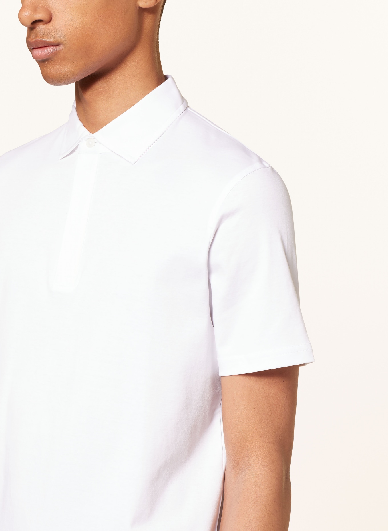 STRELLSON Jersey-Poloshirt PEPE Regular Fit, Farbe: WEISS (Bild 4)