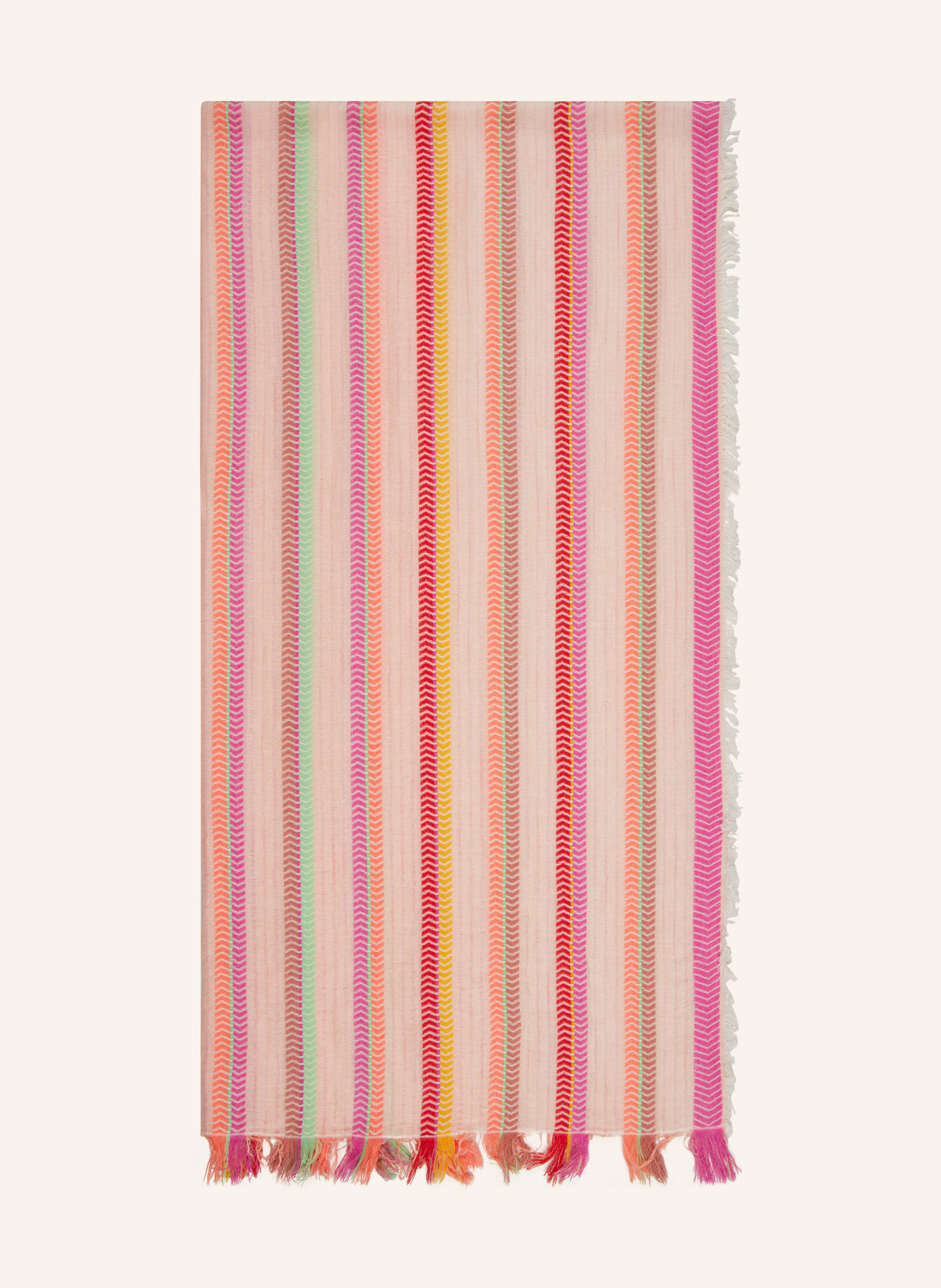 CODELLO Scarf, Color: ORANGE/ LIGHT PINK/ PINK (Image 1)