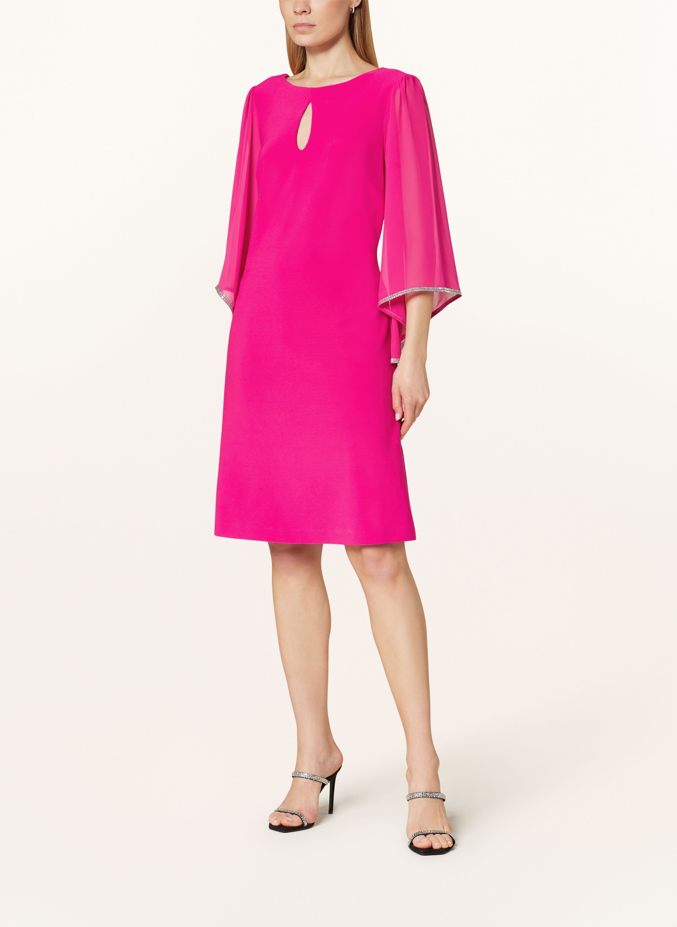 Joseph Ribkoff SIGNATURE Sukienka, Kolor: MOCNORÓŻOWY (Obrazek 2)