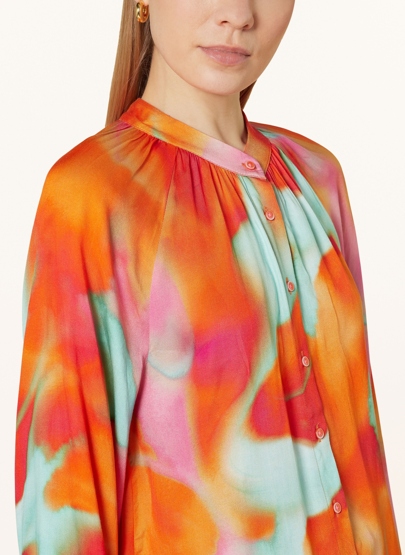 Emily VAN DEN BERGH Bluse, Farbe: ORANGE/ MINT/ PINK (Bild 4)