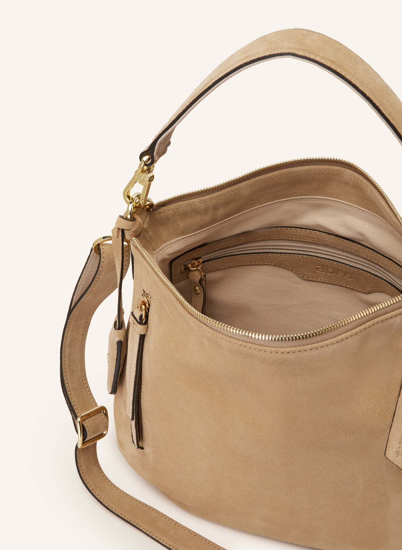 abro Crossbody bag JUNA SMALL, Color: BEIGE (Image 3)