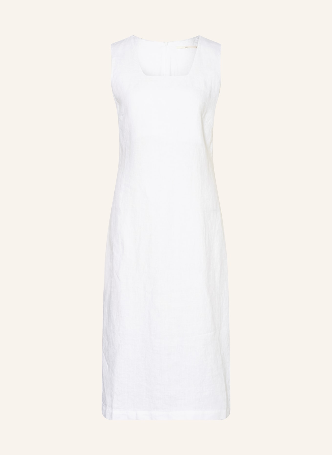 LANIUS Linen dress, Color: WHITE (Image 1)